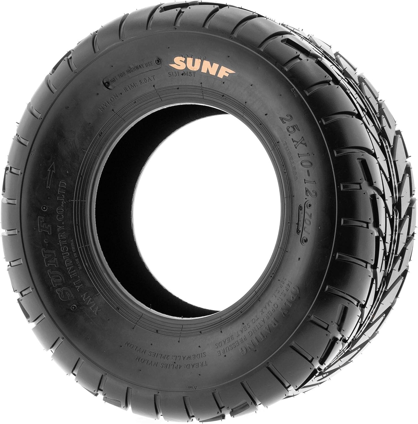 SunF 22x10-10 22x10x10 Hardpack Race Sport ATV UTV Tire 6 PR A021 - SET of 4