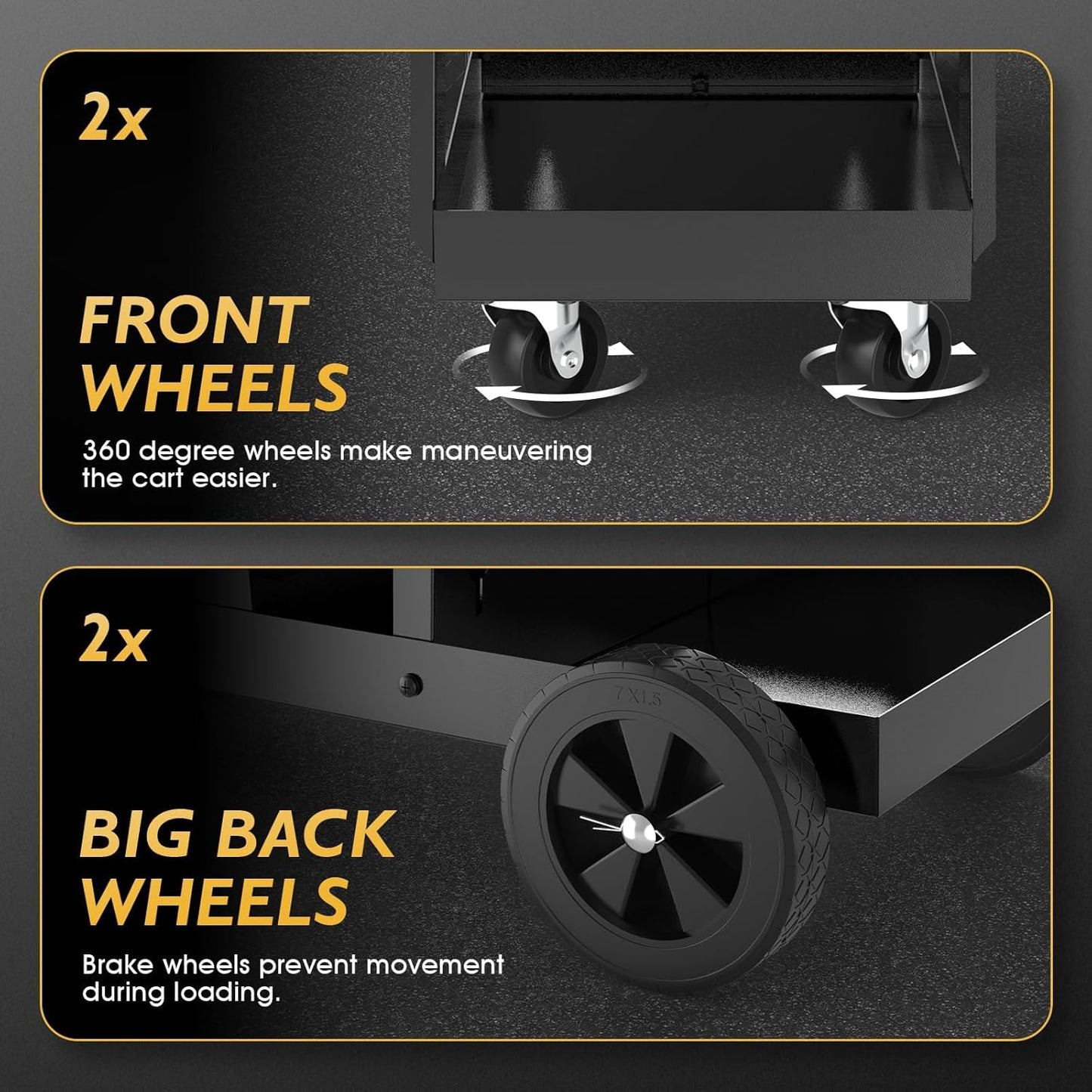 TOOLIOM 3-Tier Tilt-Table Welding Cart for Tig Mig Welder and Plasma Cutter with 360° Swivel Wheels