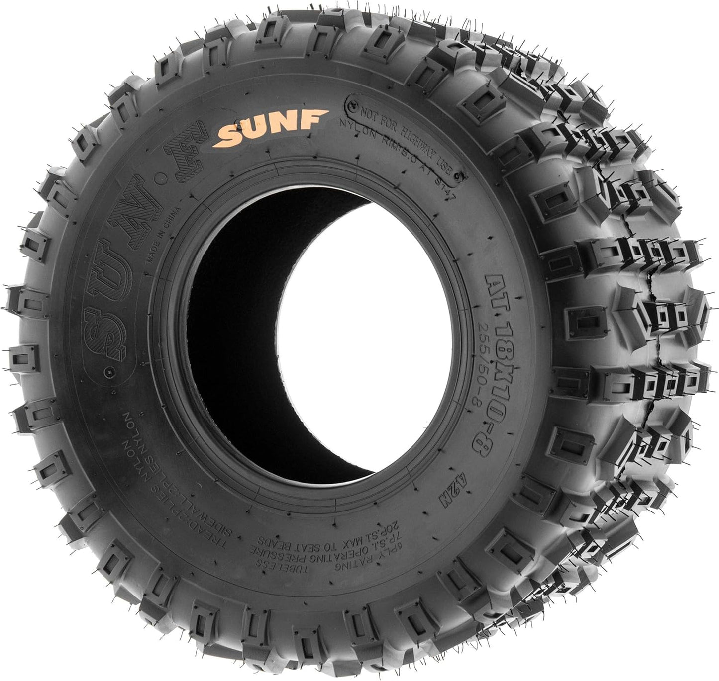 SunF A035 ATV/UTV Sport Tire 18x10-8, 6PR