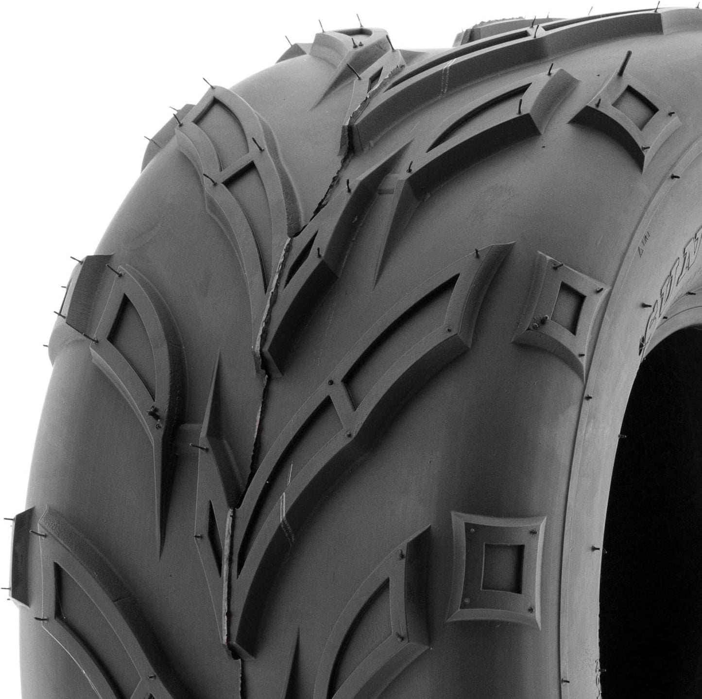 SunF 19x7-8 ATV UTV Off-Road Tires, 19x7x8 Mini Bike Tires 6Ply Tubeless A004, Pack of 1