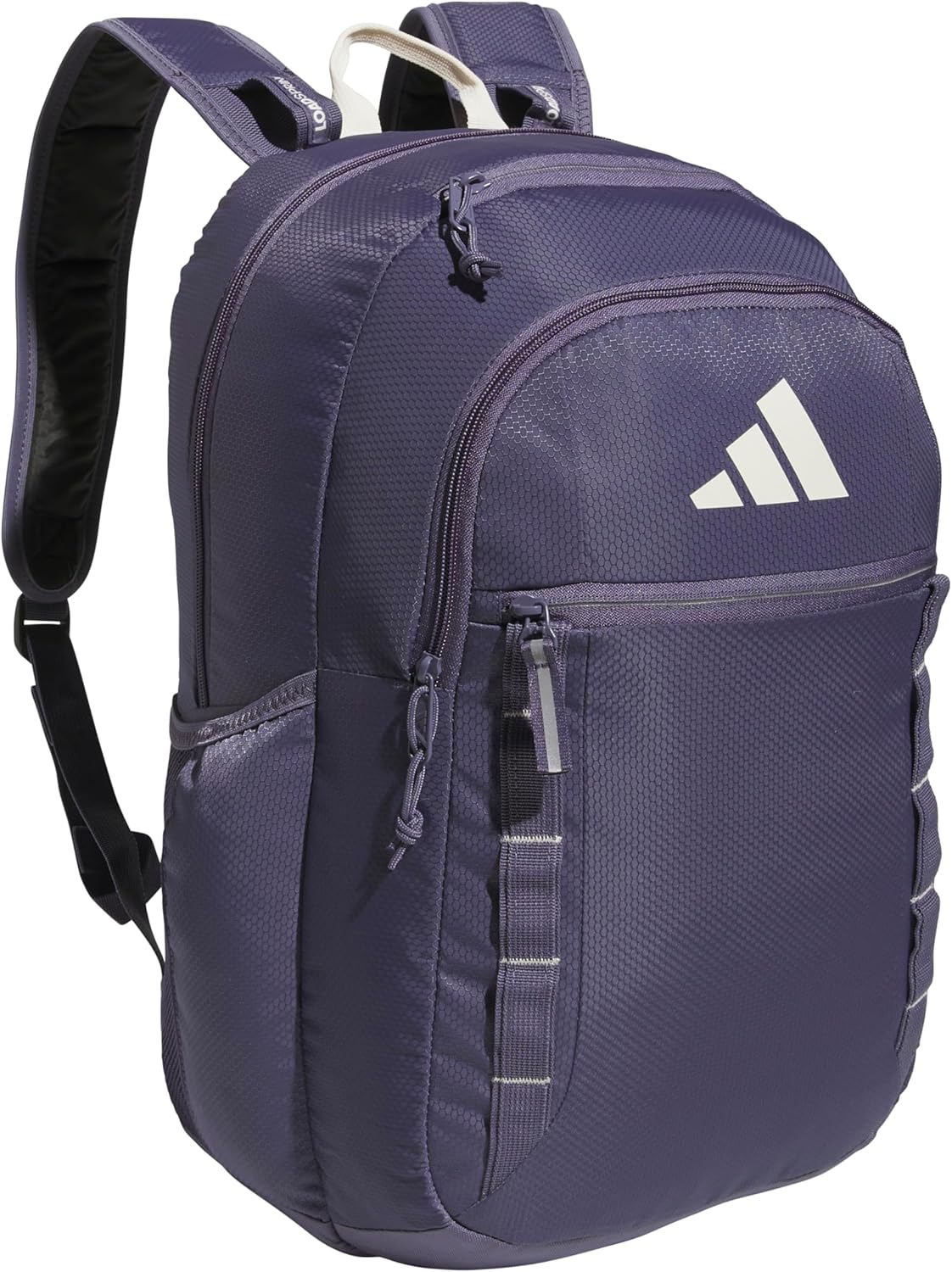 adidas Excel Backpack for Men & Women – Durable Large Athletic Laptop Bag, 7.0/Twill Grey/Grey/Rose Gold, OSFA