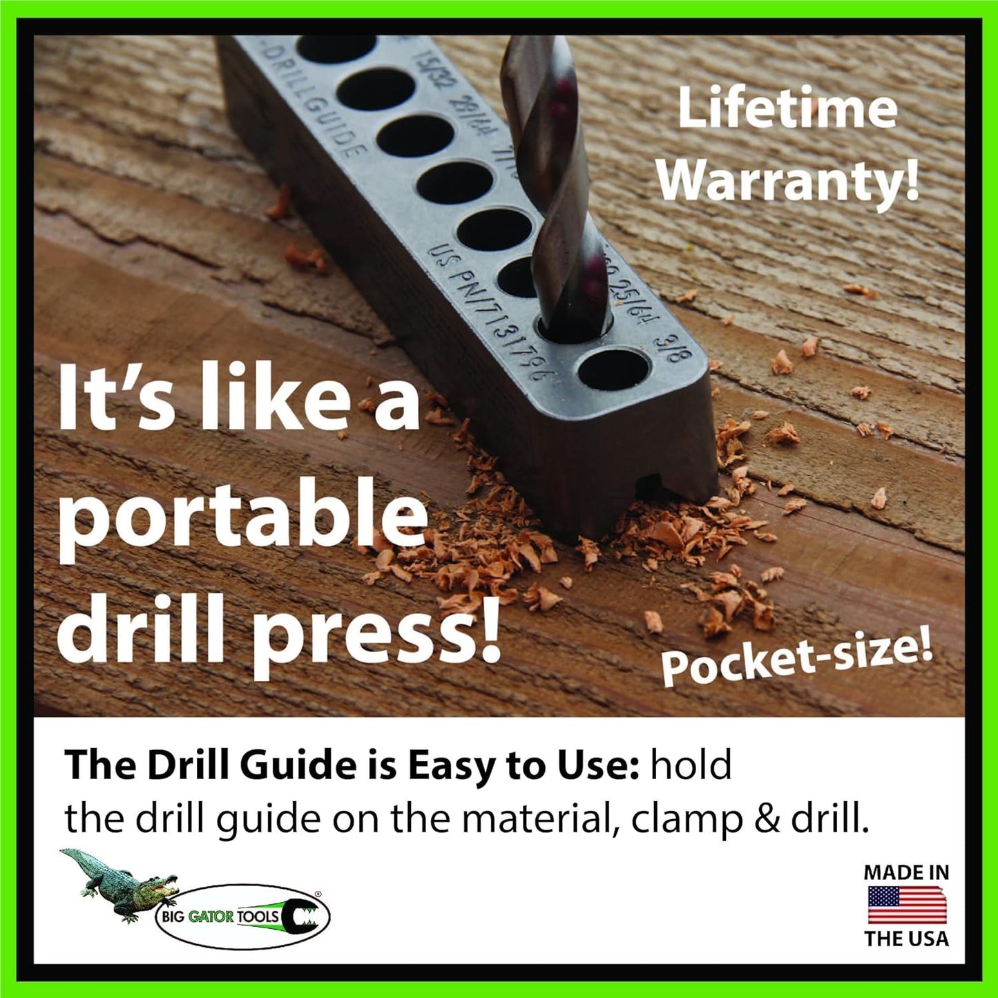 The Ultimate Big Gator Set - 10 pc set - Big Gator Tools V-DrillGuides & V-TapGuides