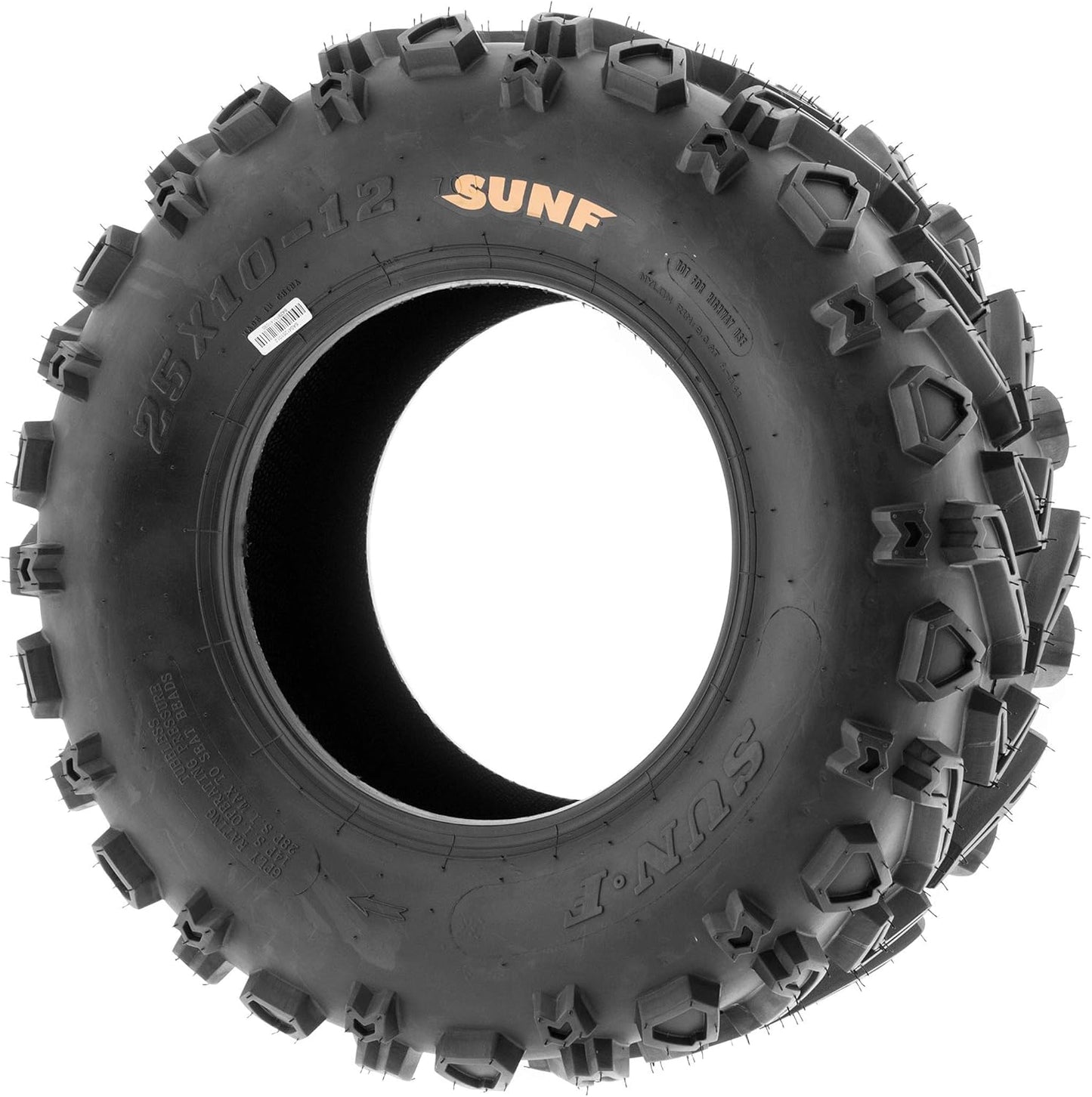 SunF 24x10-12 ATV UTV Muddy Tire 24x10x12 Mud Hardpack 6 PR A041 - PAIR of 2