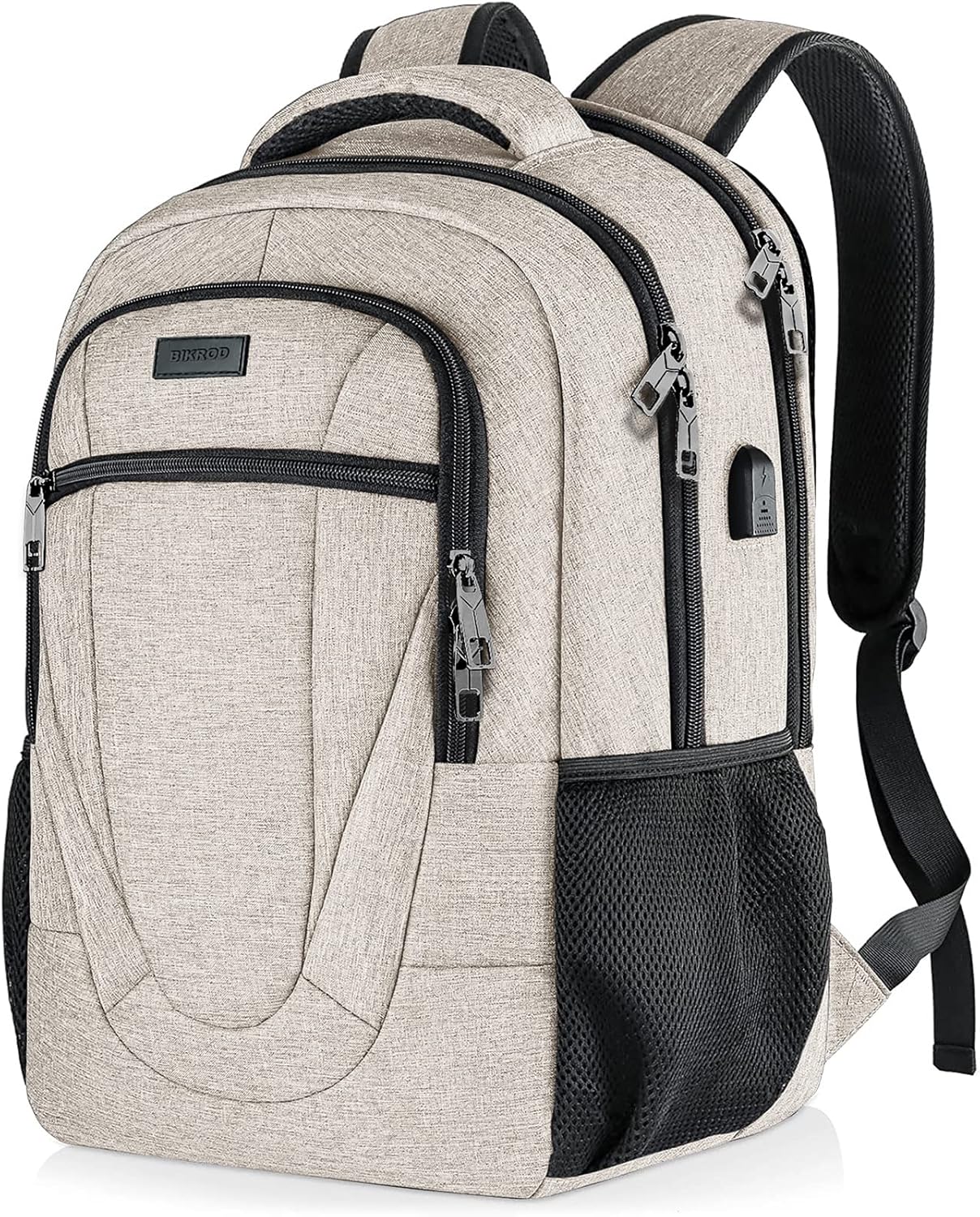 Travel Laptop Backpack, 17 Inch Extra Large School Backpacks for Teen Boys and Girls, Black Water Resistant Women Back Pack, Business Men Sturdy Computer Bag with USB Charging Port, Gifts