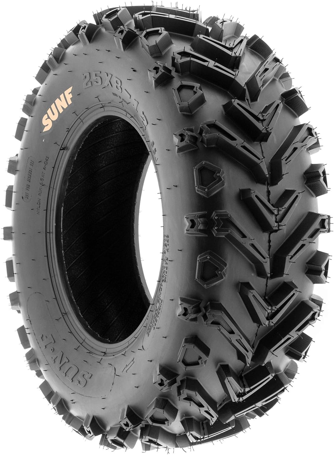 Set of 4 SunF A041 Mud & Trail 24x8-12 Front & 24x10-11 Rear ATV UTV off road Tires, 6 PR, Tubeless