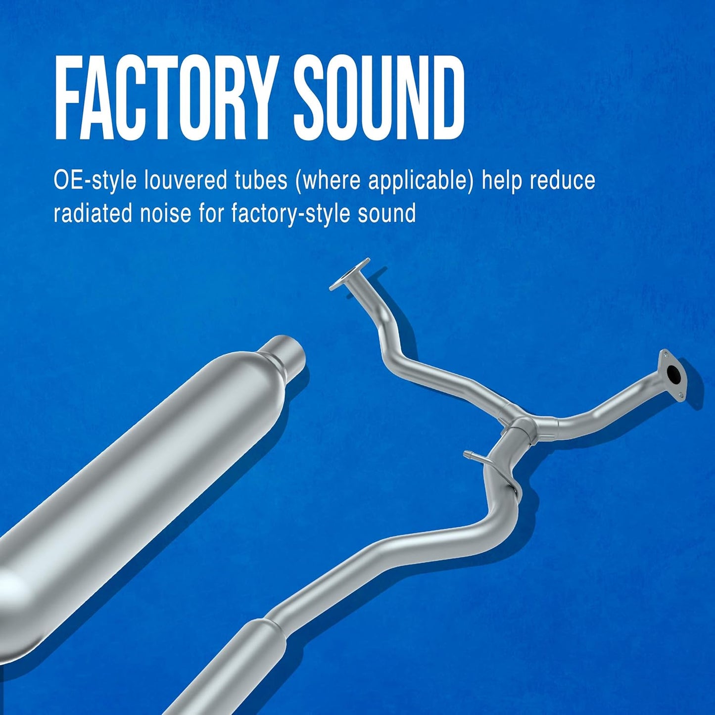 Walker 46865 Direct Fit Exhaust Resonator and Pipe Assembly for Honda Accord