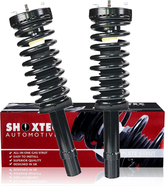 Shoxtec Front Pair Complete Struts Assembly Replacement for 2005-2008 Dodge Magnum 2007-2010 Dodge Charger Coil Spring Shock Absorber Repl. part no 272254L 272254R