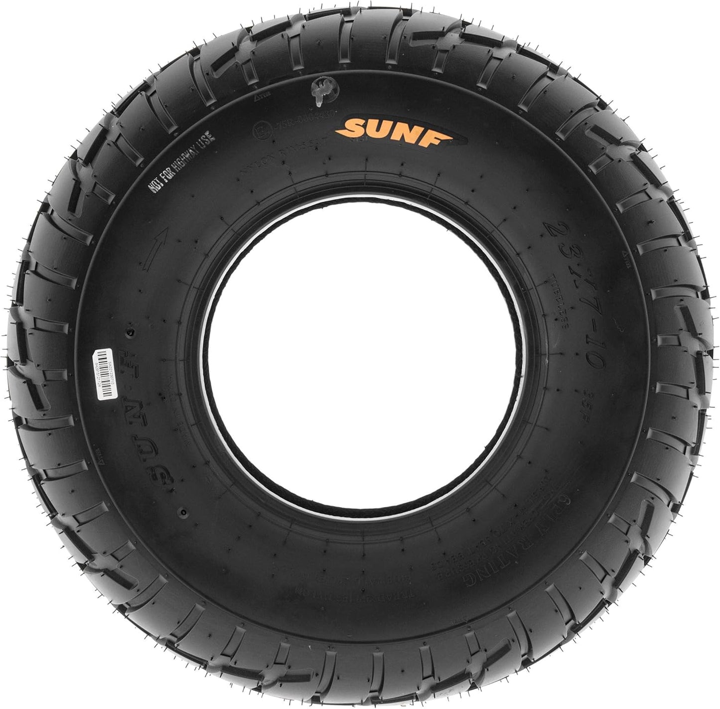 SunF A021 TT Sport ATV UTV Dirt Track & Flat Track Tire 19x7-8, 6 PR, Tubeless