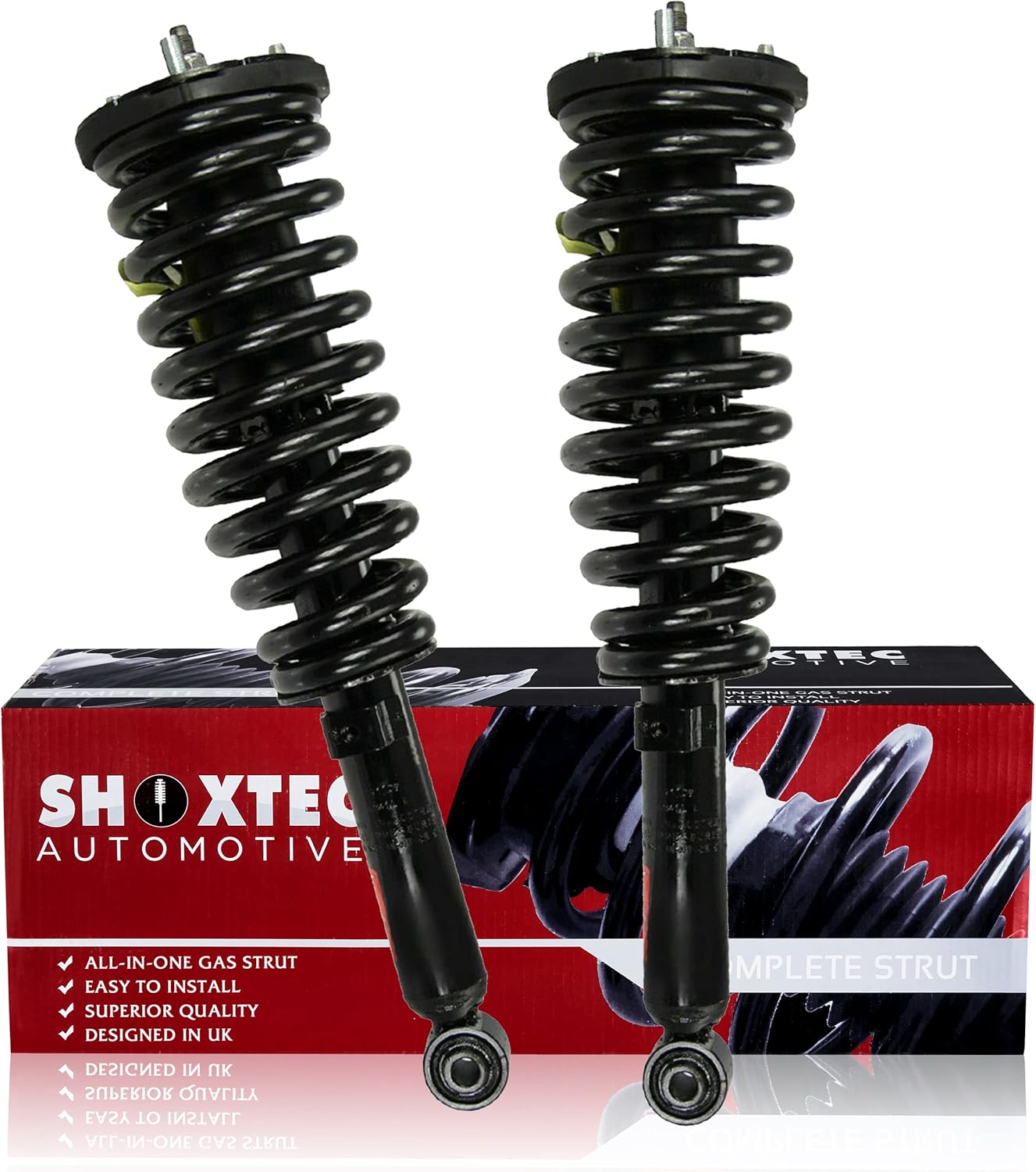 Shoxtec Front Pair Complete Struts Assembly Replacement for 2003-2009 KIA Sorento Coil Spring Assembly Shock Absorber Repl. part no. 171110 171109