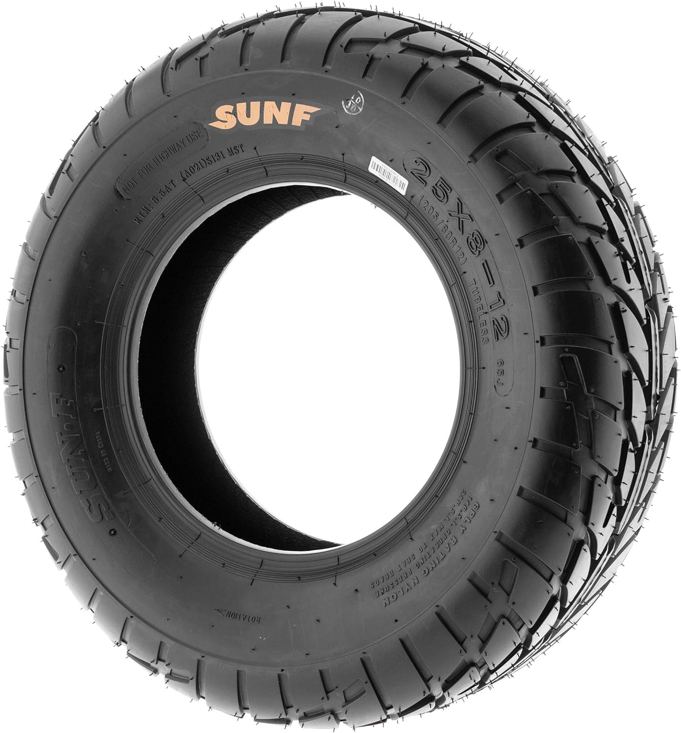 SunF 25x8-12 25x8x12 Hardpack Race Sport ATV UTV Tire 6 PR A021 - SET of 4