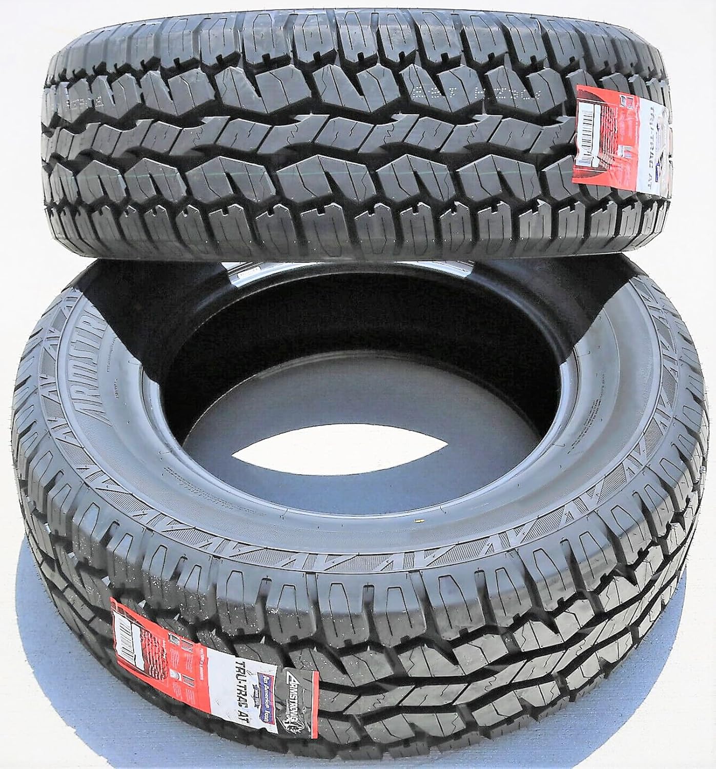 Armstrong Tru-Trac AT A/T All-Terrain Off-Road Light Truck Radial Tire-31X10.50R15LT 31X10.50X15 31X10.50-15 109s Load Range C LRC 6-Ply BSW Black Side Wall