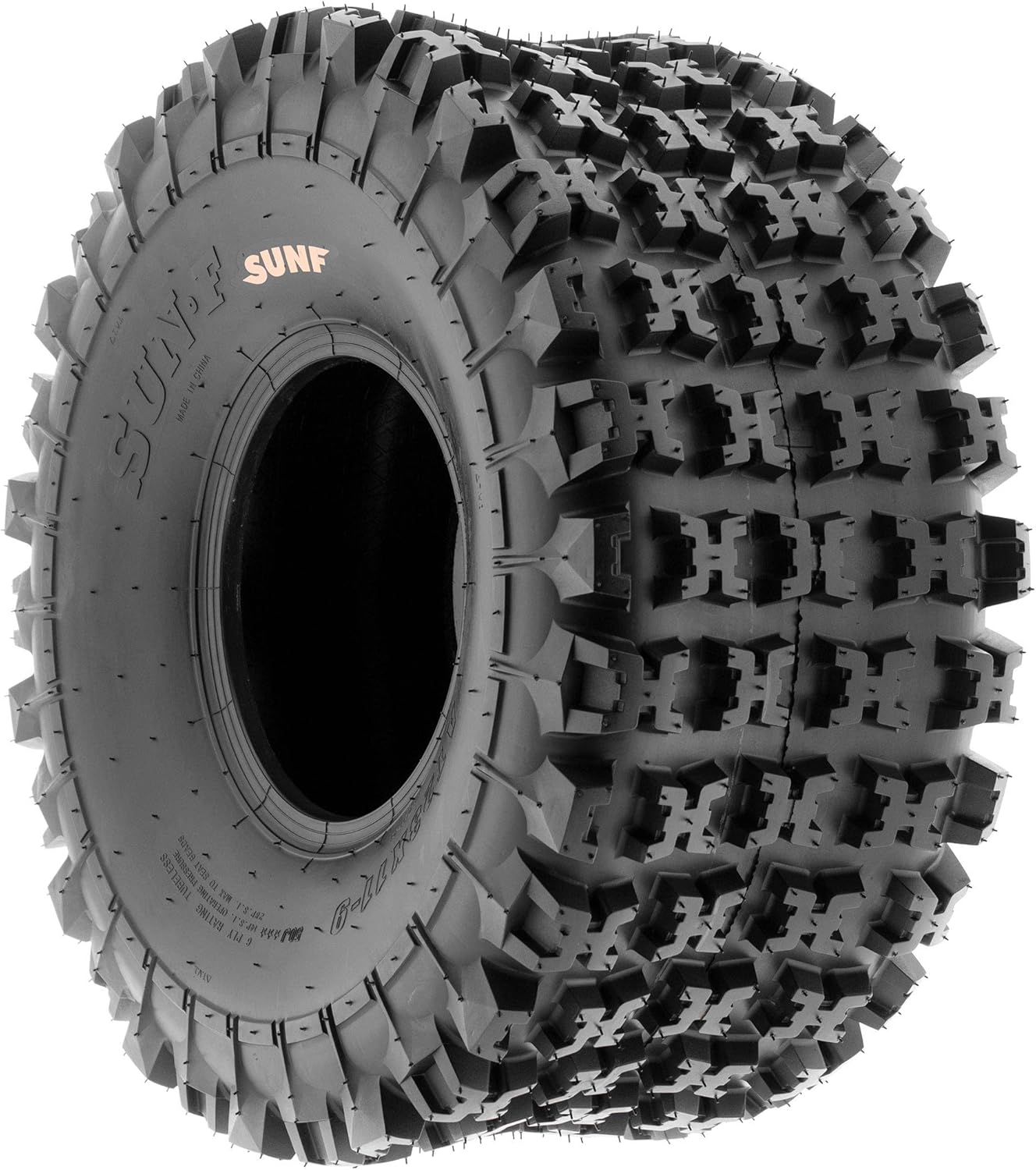 SunF 22x11-9 ATV UTV Knobby Tire 22x11x9 Sport Race 6 PR A027 - PAIR of 2