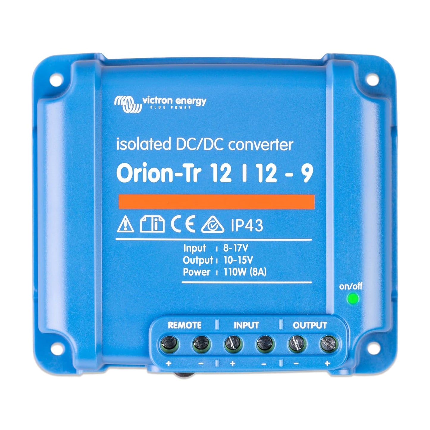 Victron Energy Orion-Tr DC to DC Converter - 12/24-Volt 5 amp 120-Watt - IP43 Protected - for Dual Battery Systems - Isolated