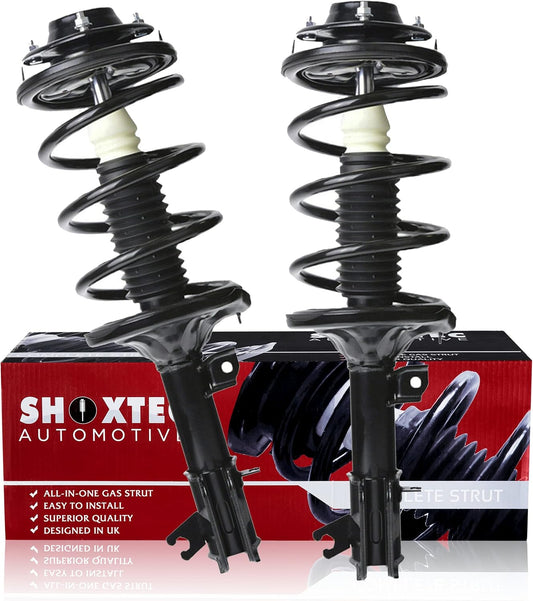 Shoxtec Front Pair Complete Strut Assembly Replacement for 2001-2006 Hyundai Santa Fe Cruiser Coil Spring Assembly Shock Absorber Kits Repl. Part no. 171436 171435