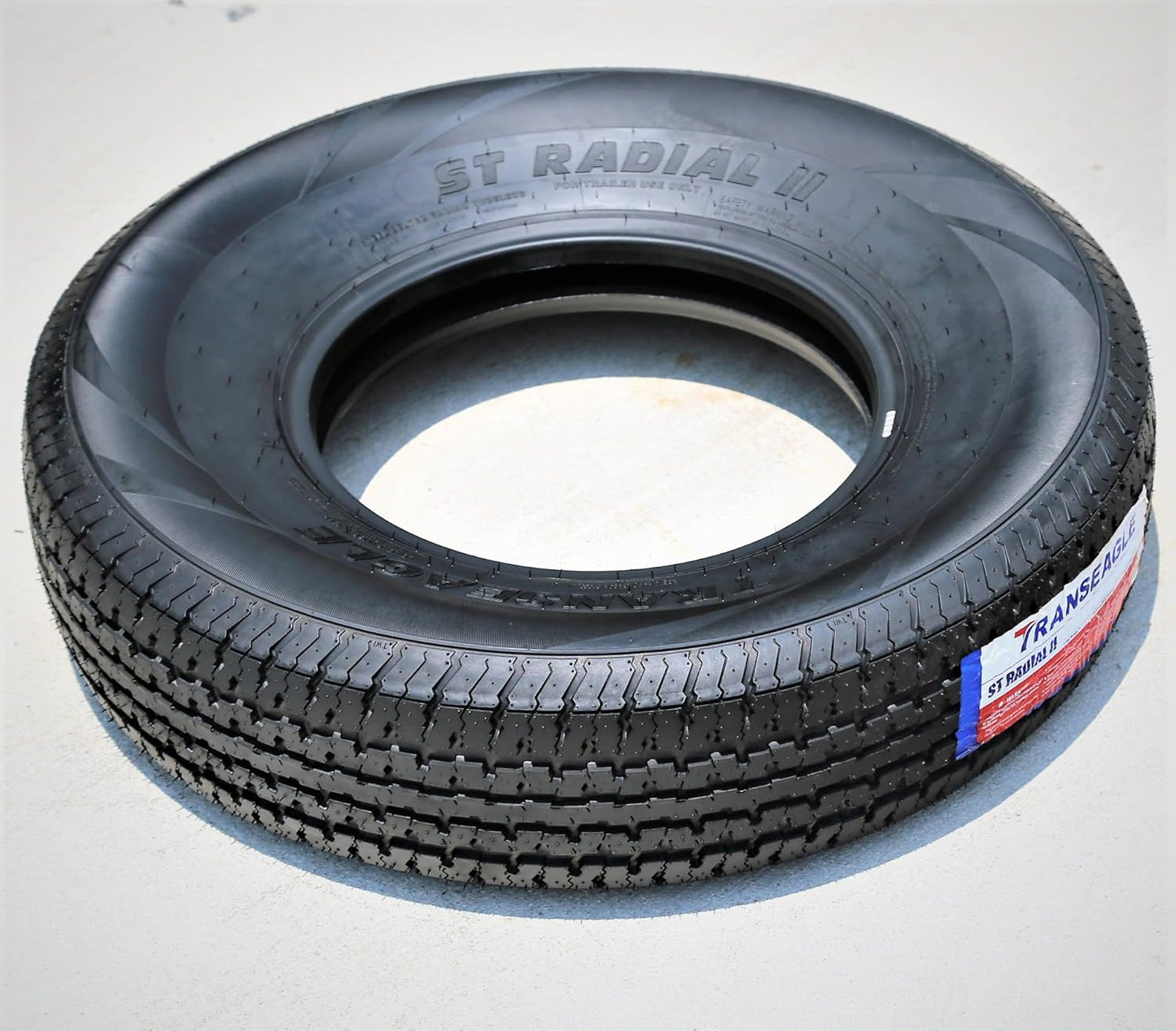 Transeagle ST Radial II Premium Trailer Radial Tire-ST175/80R13 175/80/13 175/80-13 97/93L Load Range D LRD 8-Ply BSW Black Side Wall