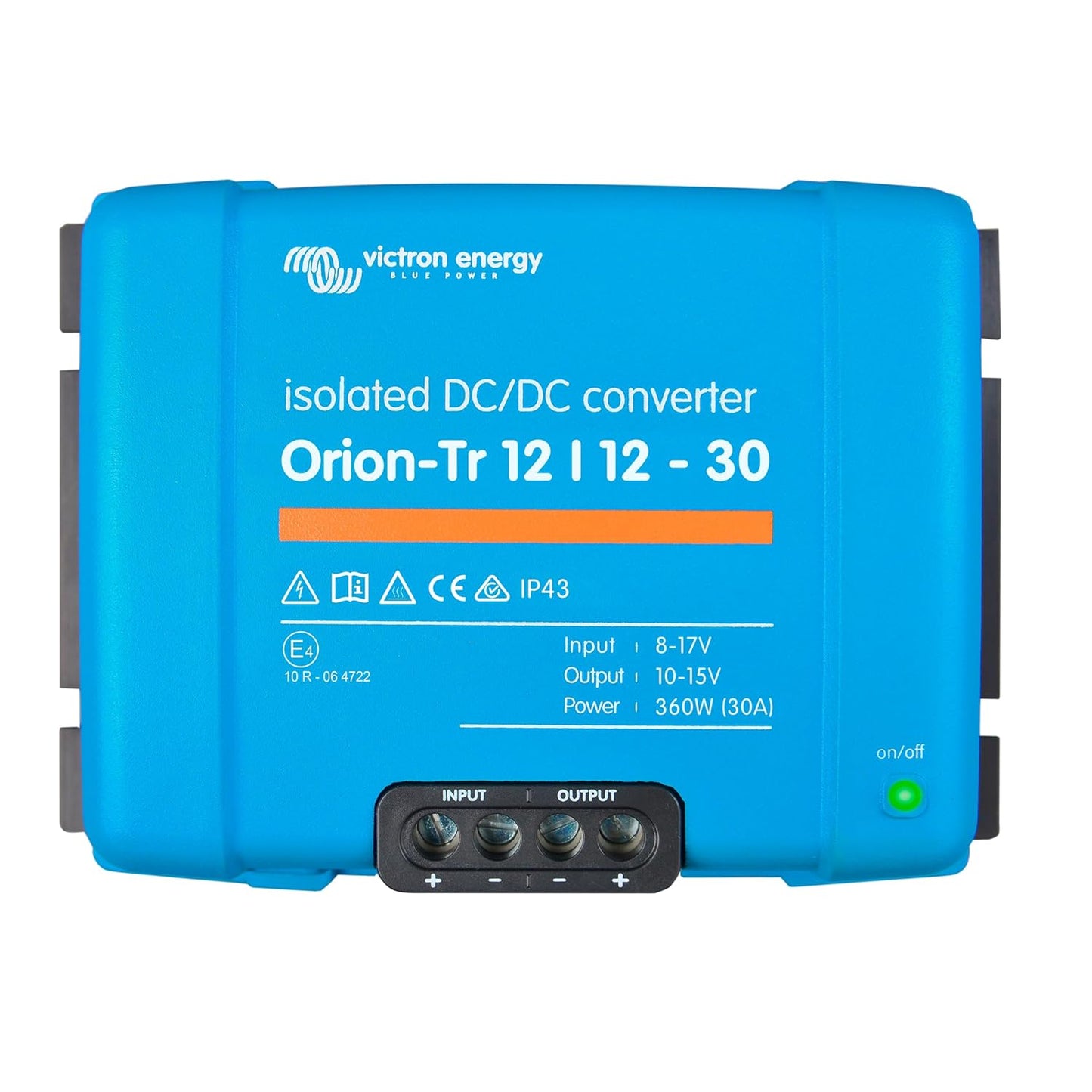 Victron Energy Orion-Tr DC to DC Converter - 12/24-Volt 5 amp 120-Watt - IP43 Protected - for Dual Battery Systems - Isolated