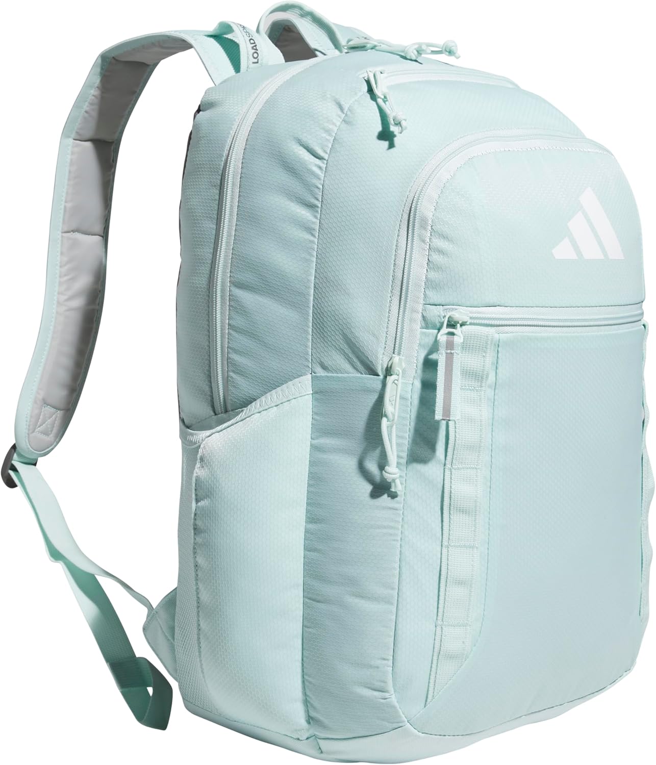 adidas Excel Backpack for Men & Women – Durable Large Athletic Laptop Bag, 7.0/Twill Grey/Grey/Rose Gold, OSFA