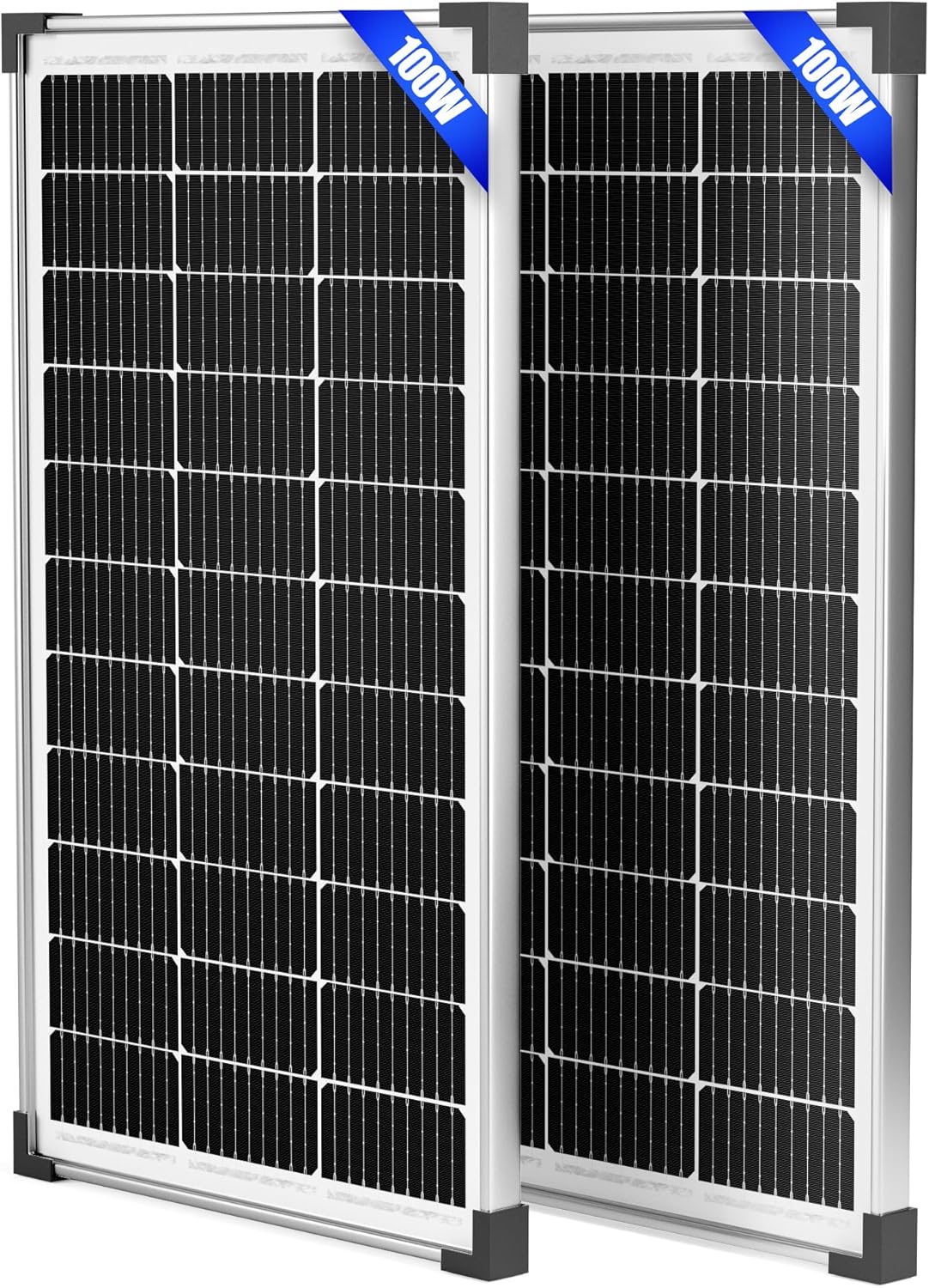 Solar Panel Kit 30W 12V, Solar Battery Trickle Charger Maintainer, Waterproof Solar Panel + Upgrade Charge Controller + Adjustable Mount Bracket for Boat RV Motorcycle Marine