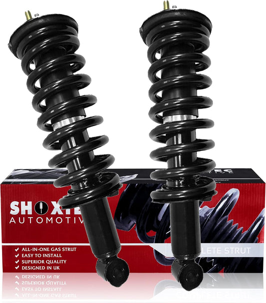 Shoxtec Front Pair Complete Struts Replacement for 2005-2012 Nissan Pathfinder; 2005-2015 Nissan Xterra ; 2009-2012 Suzuki Equator; Shock Absorber Repl No. 171103