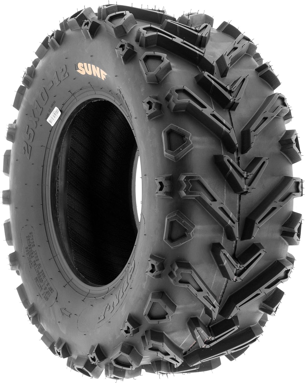 SunF 24x10-12 ATV UTV Muddy Tire 24x10x12 Mud Hardpack 6 PR A041 - PAIR of 2