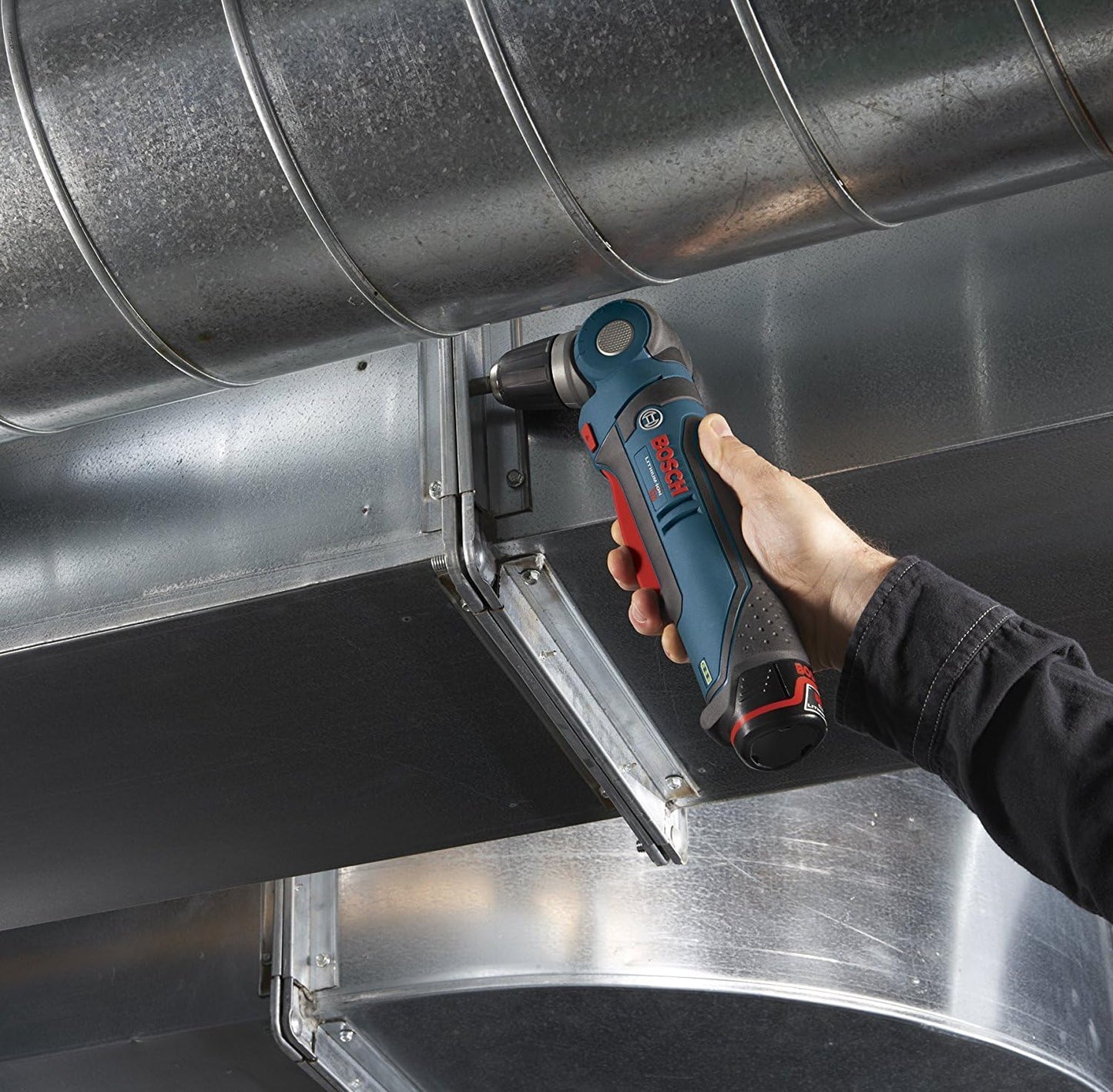 BOSCH PS11-102 12V Max 3/8 In. Right Angle Drill/Driver Kit with 2.0Ah Lithium Ion Battery