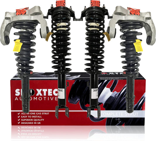 Shoxtec Full Set Complete Struts Assembly Replacement for 2000-2006 Chrysler Sebring; Coil Spring Shock Absorber Repl. 271311 171565LR
