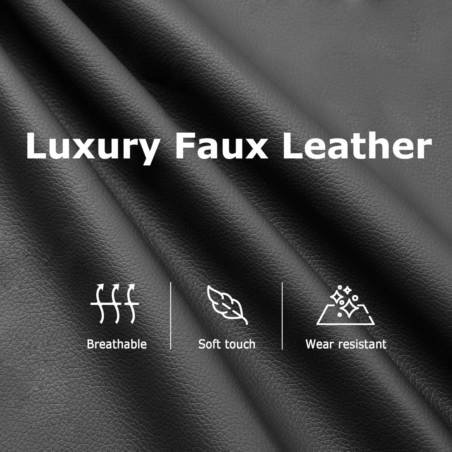 vidaXL Massage Recliner Chair for Living Room, Adjustable Recliner with 6-Point Vibration Massage, Home Theater Seating with Padded Seat Backrest & Side Pocket, Cream Leather