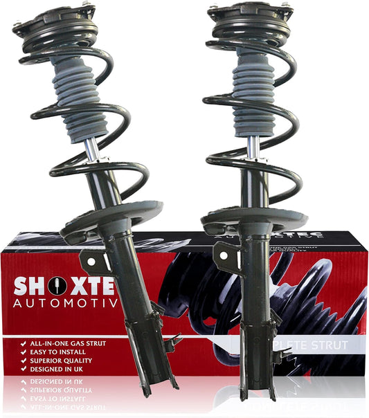 Shoxtec Front Pair Complete Struts Assembly Replacement for 2008-2012 Nissan Rogue Coil Spring Assembly Shock Absorber Repl. part no. 172609 172608