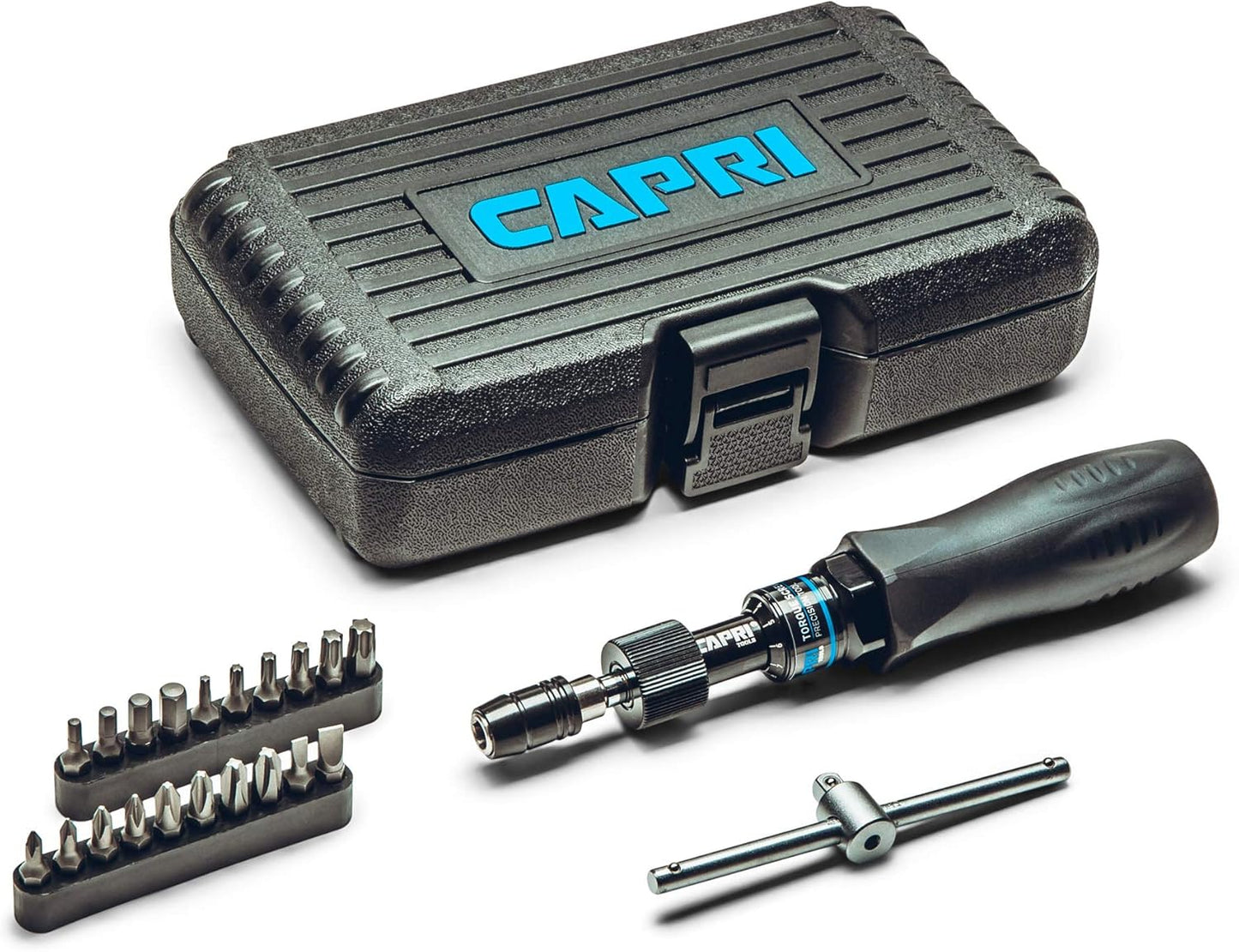 Capri Tools Digital Torque Screwdriver, Dual Direction, 1.77-35.39 in. lbs./20-400 cNm/2.04-40.82 kg-cm, 26000