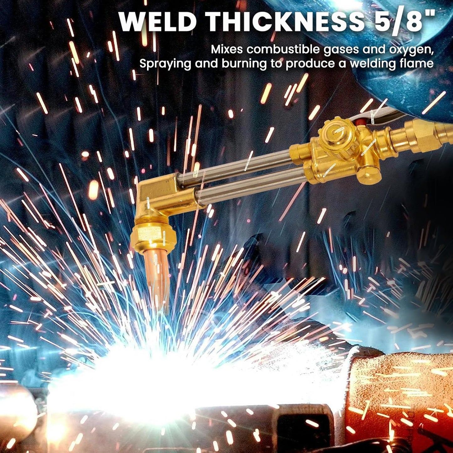 Victor Torch Set CA2460 Medium Duty Oxyacetylene Cutting Torch for Cutting and Welding
