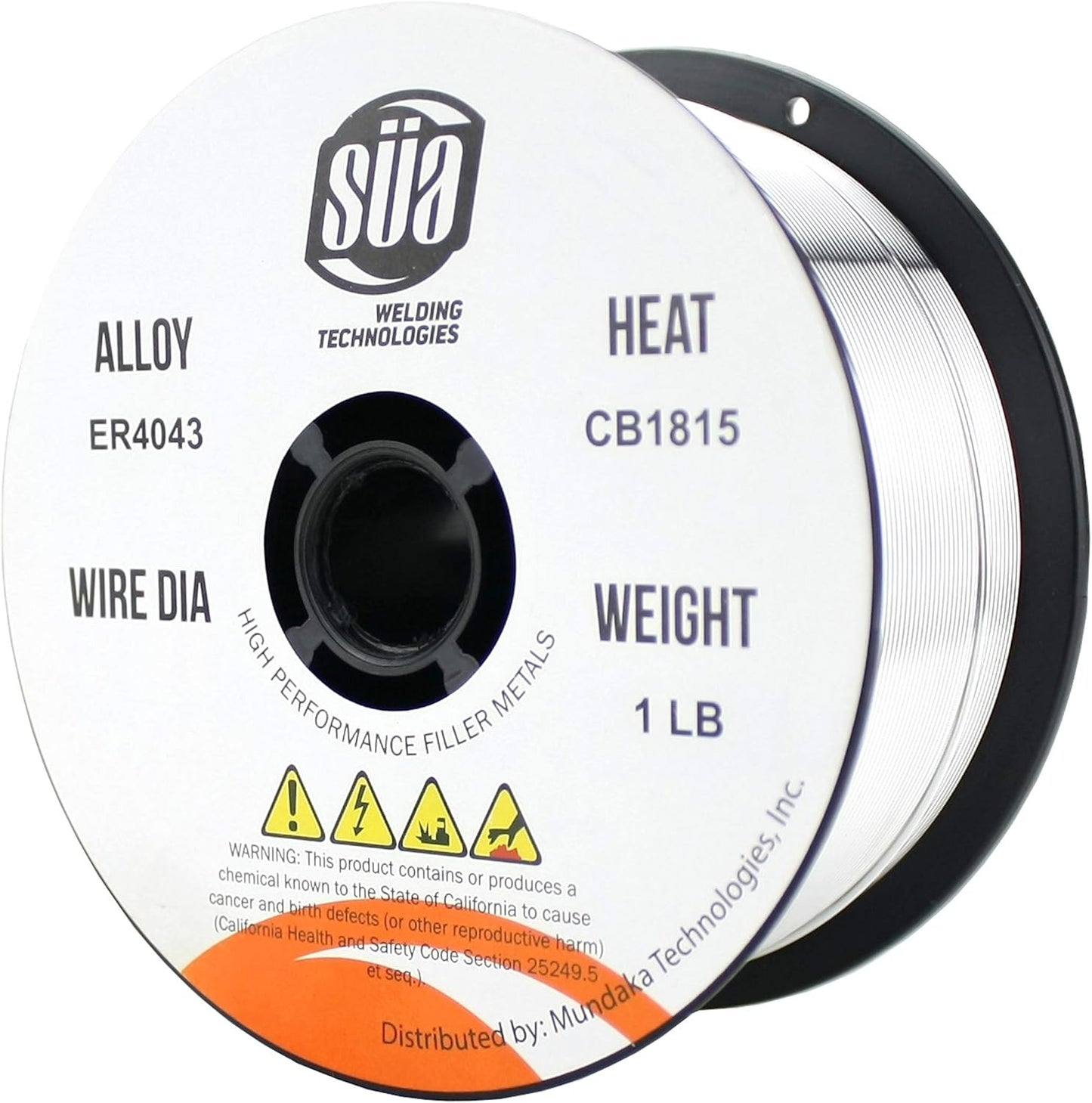 SÜA - ER4043 - MIG Aluminum Welding Wire - 1 Lb x 0.035'' (6 SPOOLS)