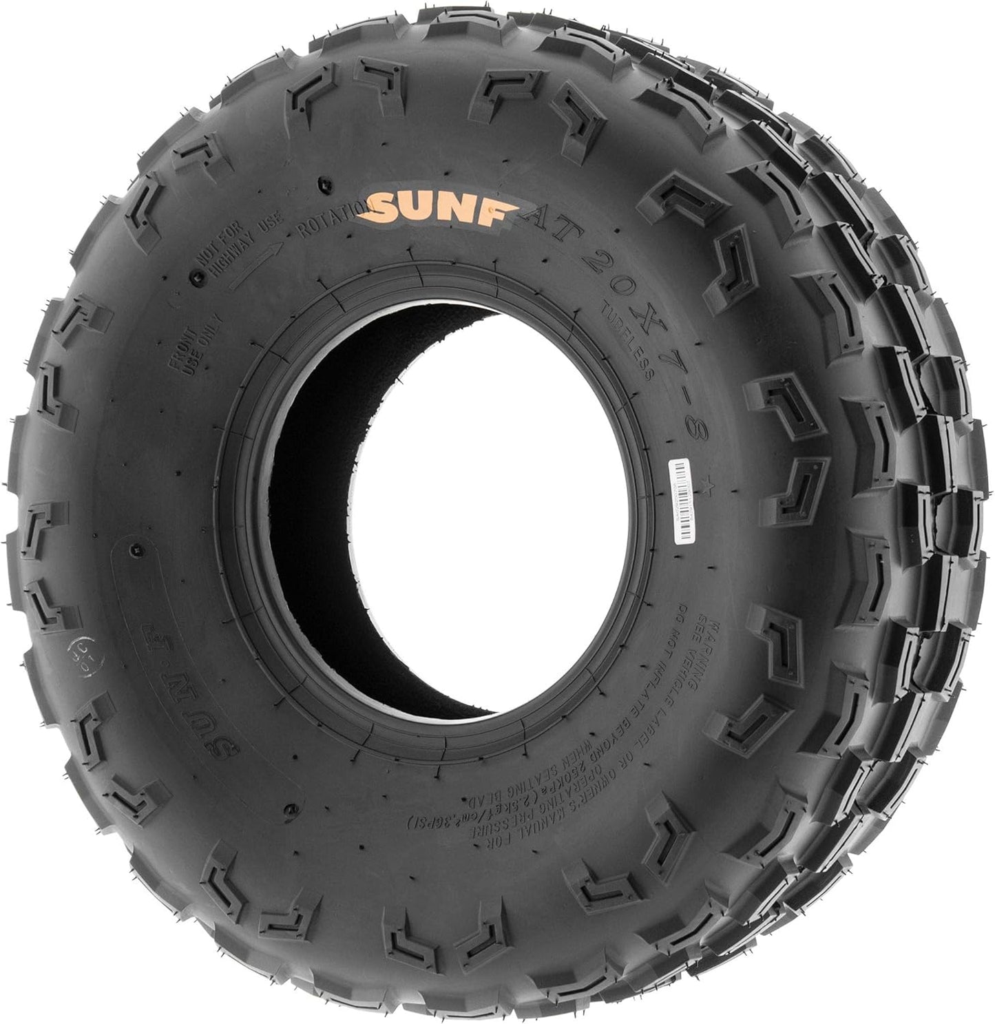 SunF A029 21x7-8 21x7x8 replacement Quad ATV UTV 6 Ply Tire,Tubeless