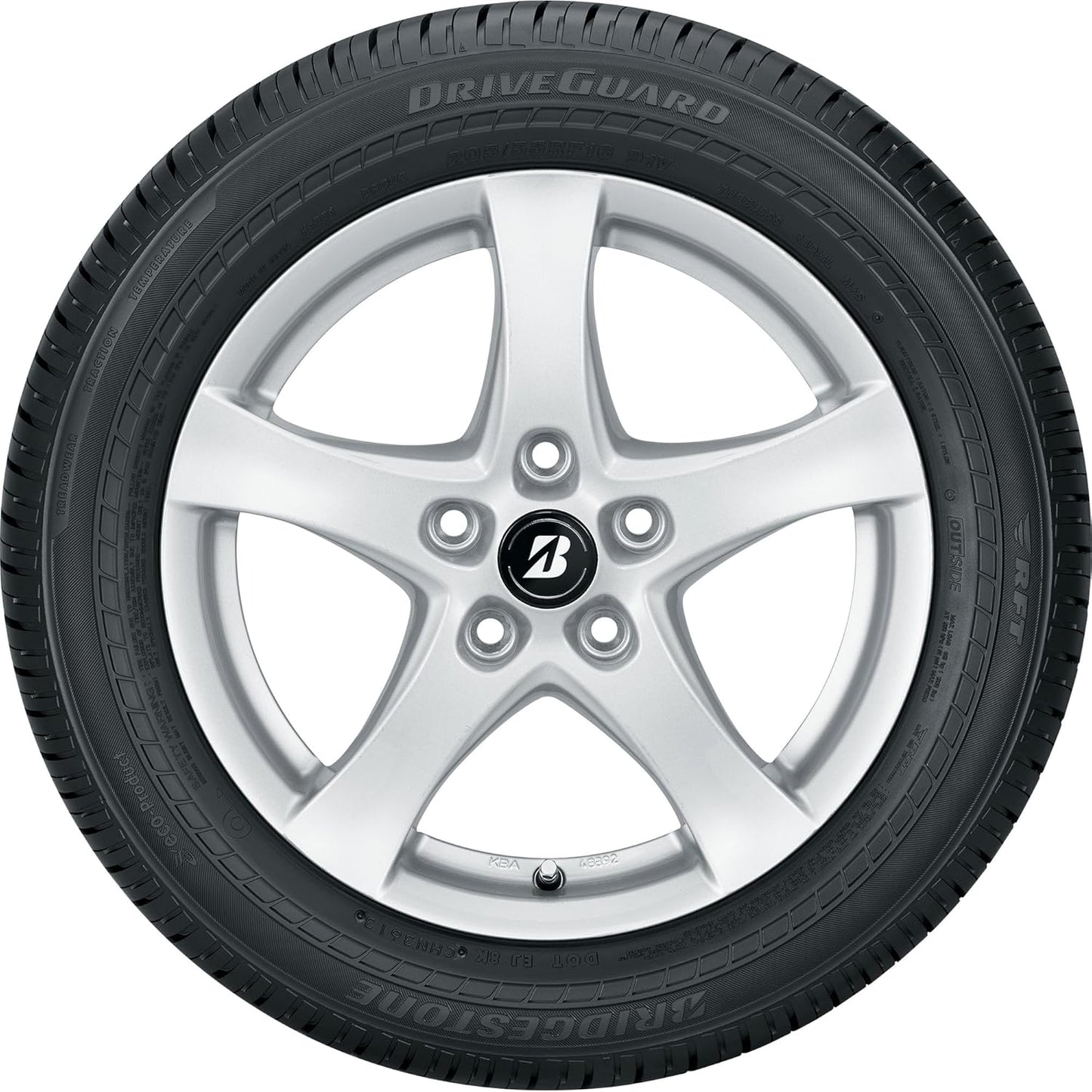 Bridgestone Driveguard Run-Flat SUV Tire 235/55RF18 100 V