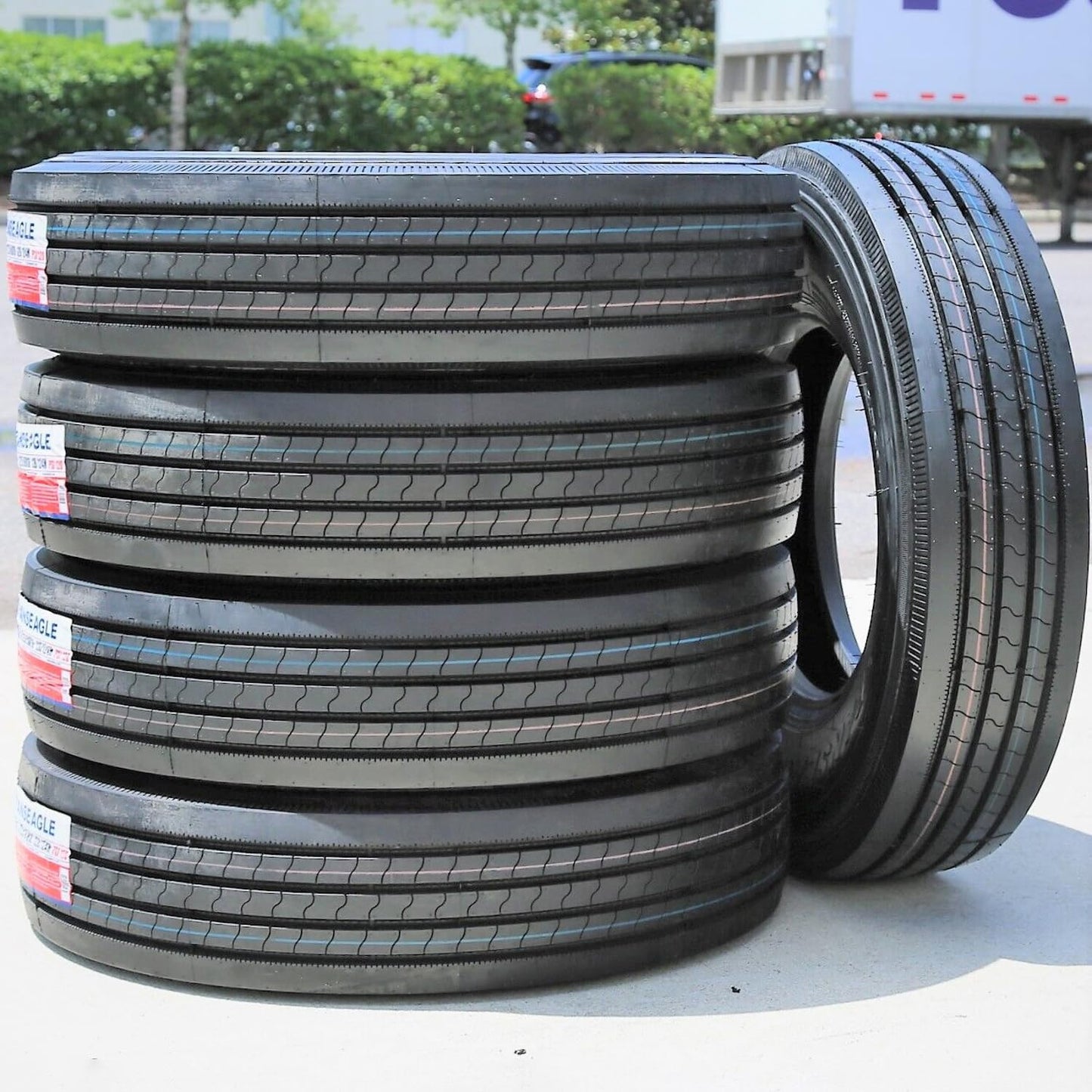Transeagle ST Radial All Steel Heavy Duty Premium Trailer Radial Tire-ST225/75R15 225/75/15 225/75-15 123/119L Load Range G LRG 14-Ply BSW Black Side Wall