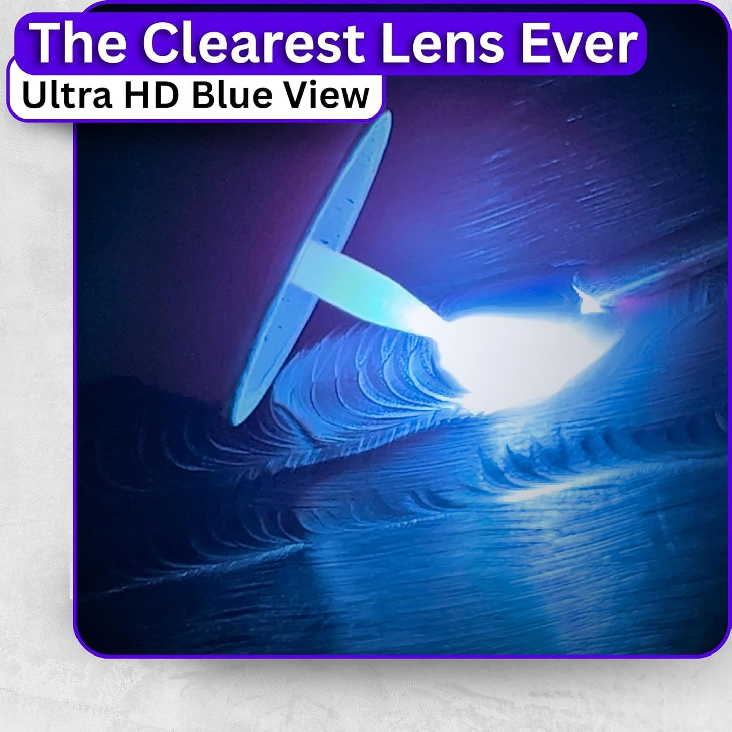The King Single 2.0 | Shade 10 Gold Auto Darkening Welding Lens | 20A TIG Rating - No Flashing | 2" X 4.25" X 0.2" | Extremely Clear Gold Welding Lens - Blue Puddle | Ridge Products Royal Series 2.0