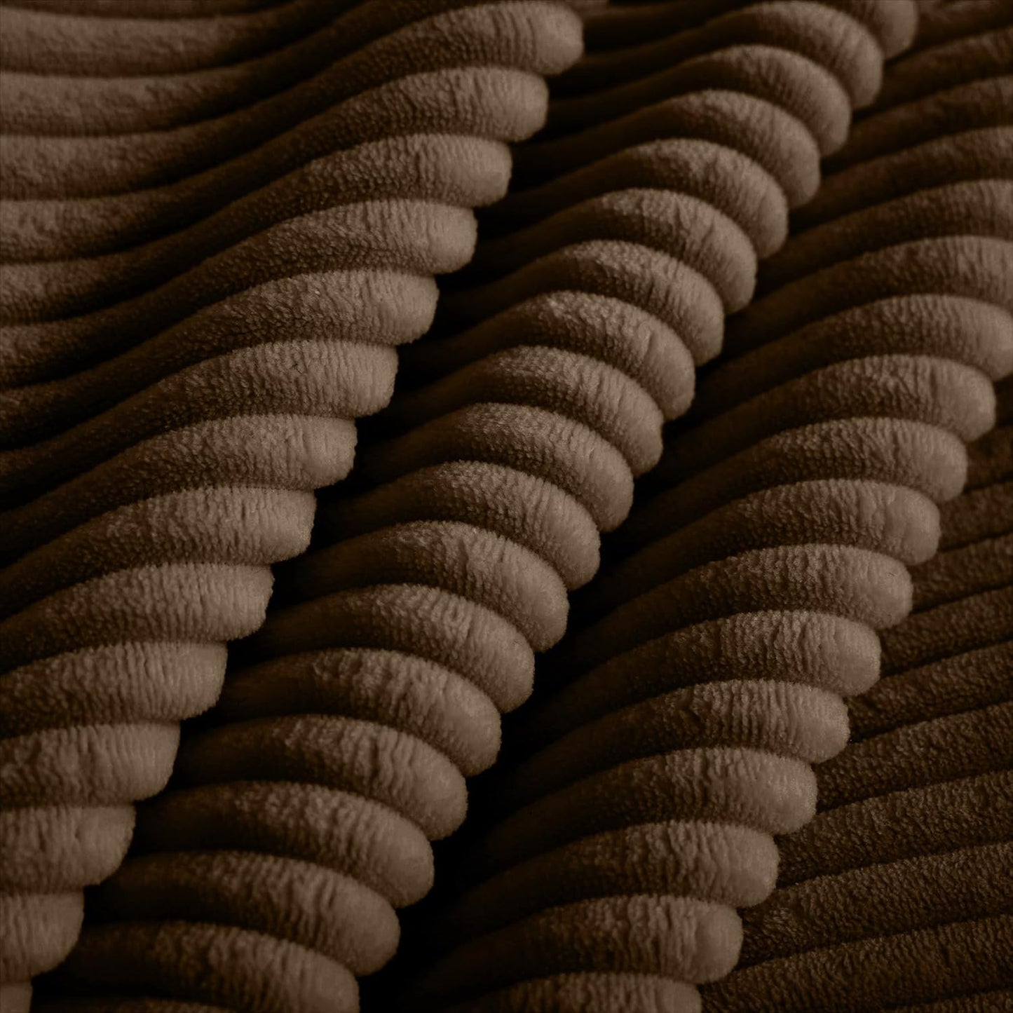 Brown Oversized Accent Chair, 51" W Corduroy Single Sofa Comfy Upholstered Armchair Extra Deep Seat,Lounge Chair for Living Room Bedroom Office Apartment