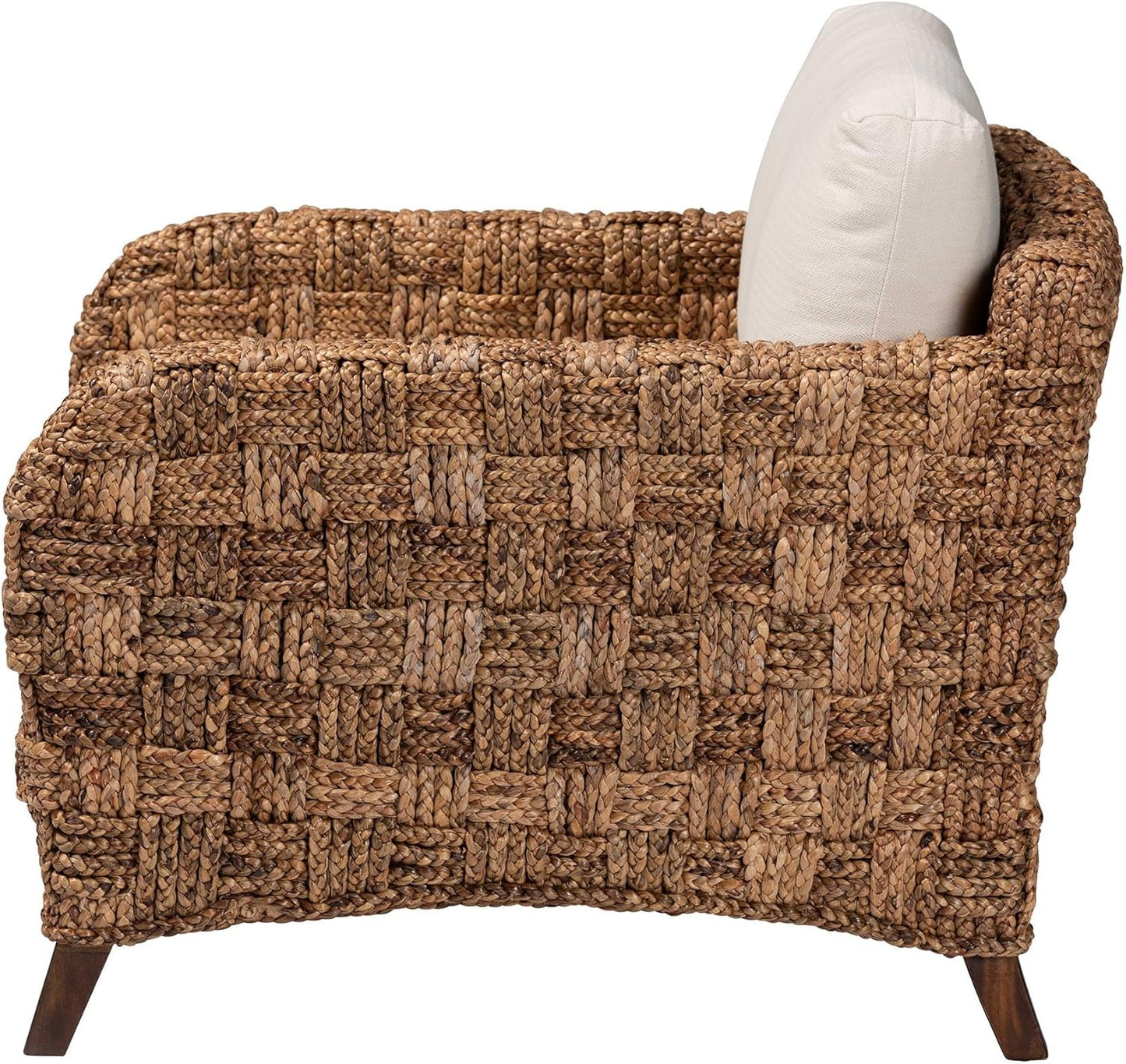 bali & pari Vevina Natural Seagrass Armchair, One Size