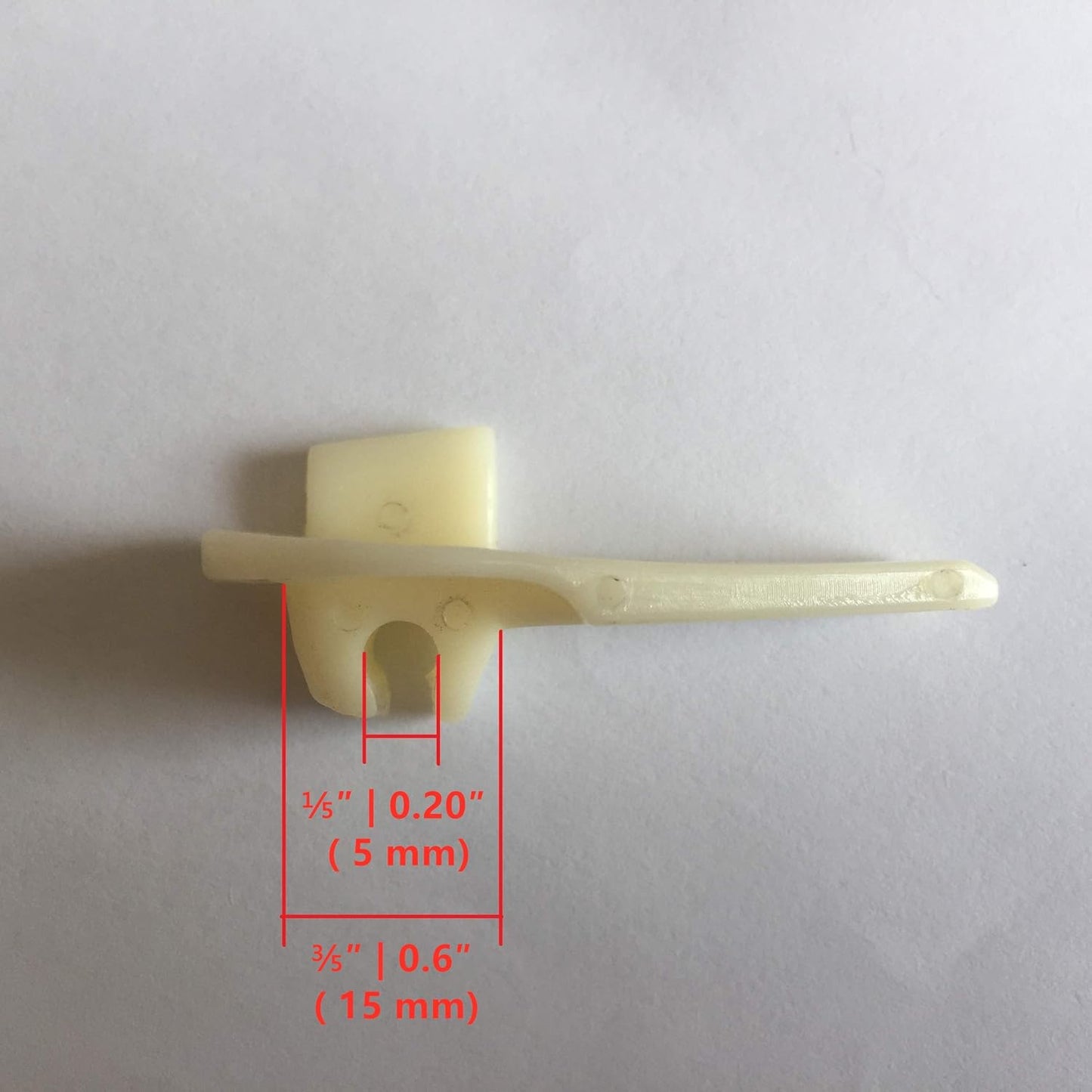 Tire Changer Plastic Insert, Tire Machine Guard, Wheel Rim Edge Protector for Mount Duck Head, Nylon Tyre Demount Fitting Head Part, 6 Front (Upper) Insert Kit/Pack, 5 Packs, 25W2H