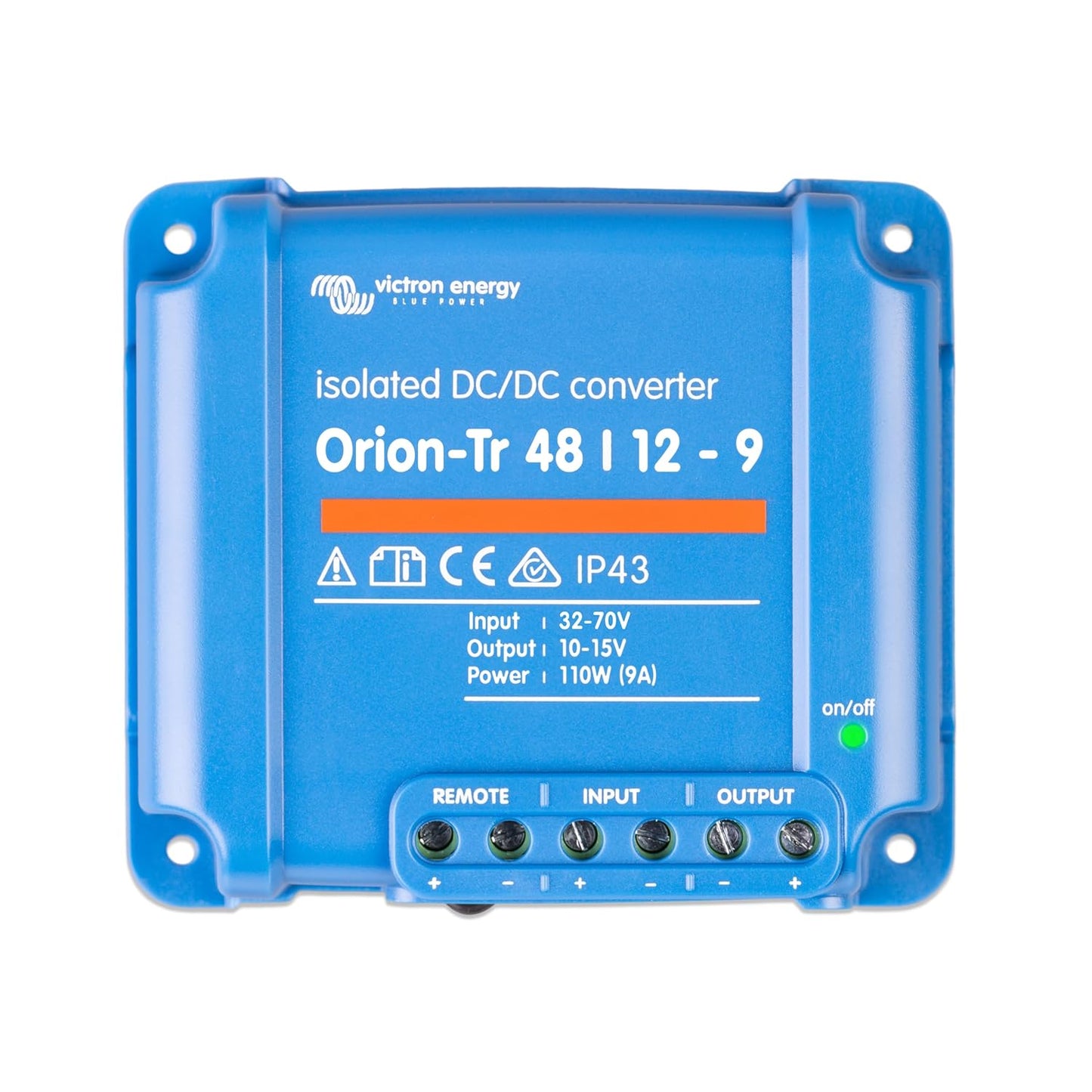 Victron Energy Orion-Tr DC to DC Converter - 12/24-Volt 5 amp 120-Watt - IP43 Protected - for Dual Battery Systems - Isolated