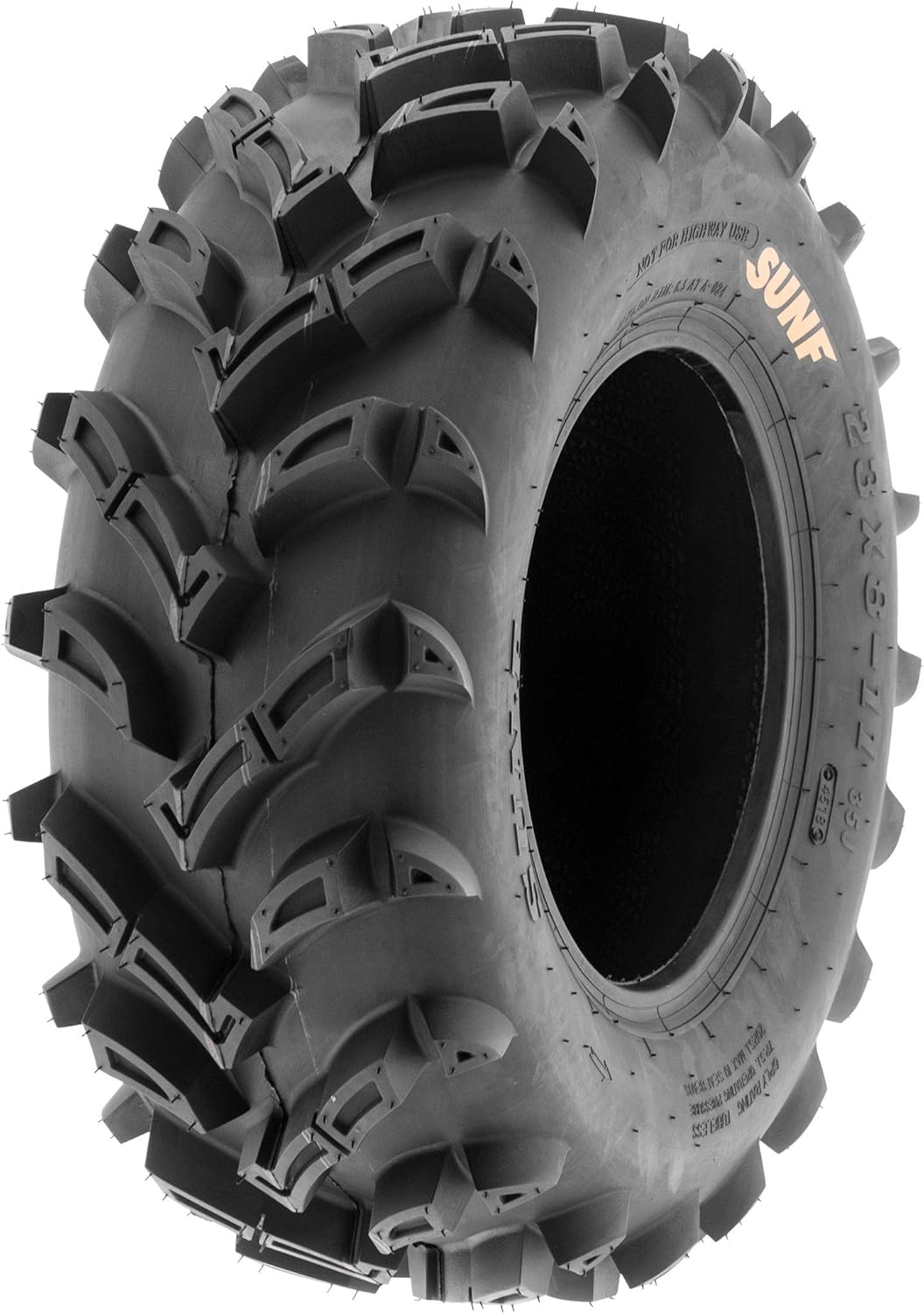 Set of 4 SunF A024 AT-Mud-Trail ATV UTV 23x8-11 Front & 22x11-9 Rear off-road Tires, 6 PR, Tubeless