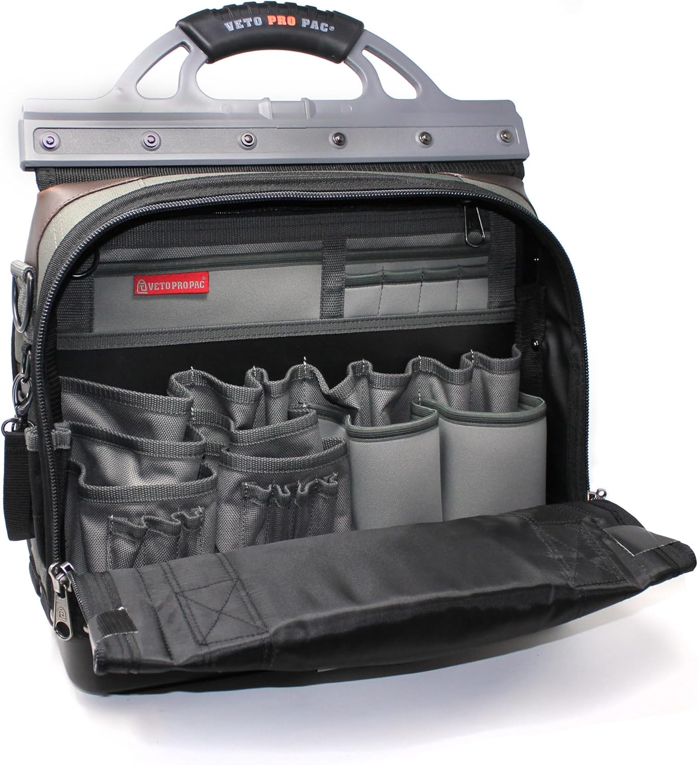 Veto Pro Pac Tech XL Tool Bag, 1-Pack,Black, Grey
