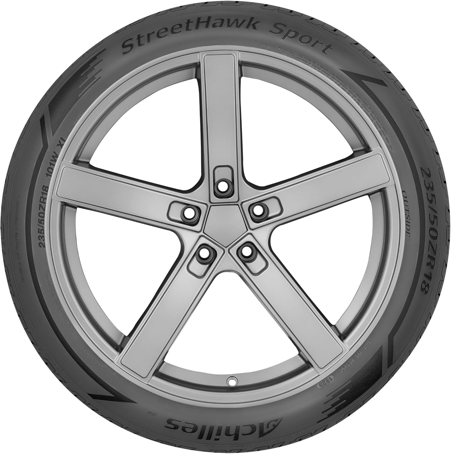 Achilles Street Hawk Sport UHP 225/45R18 95W XL Passenger Tire
