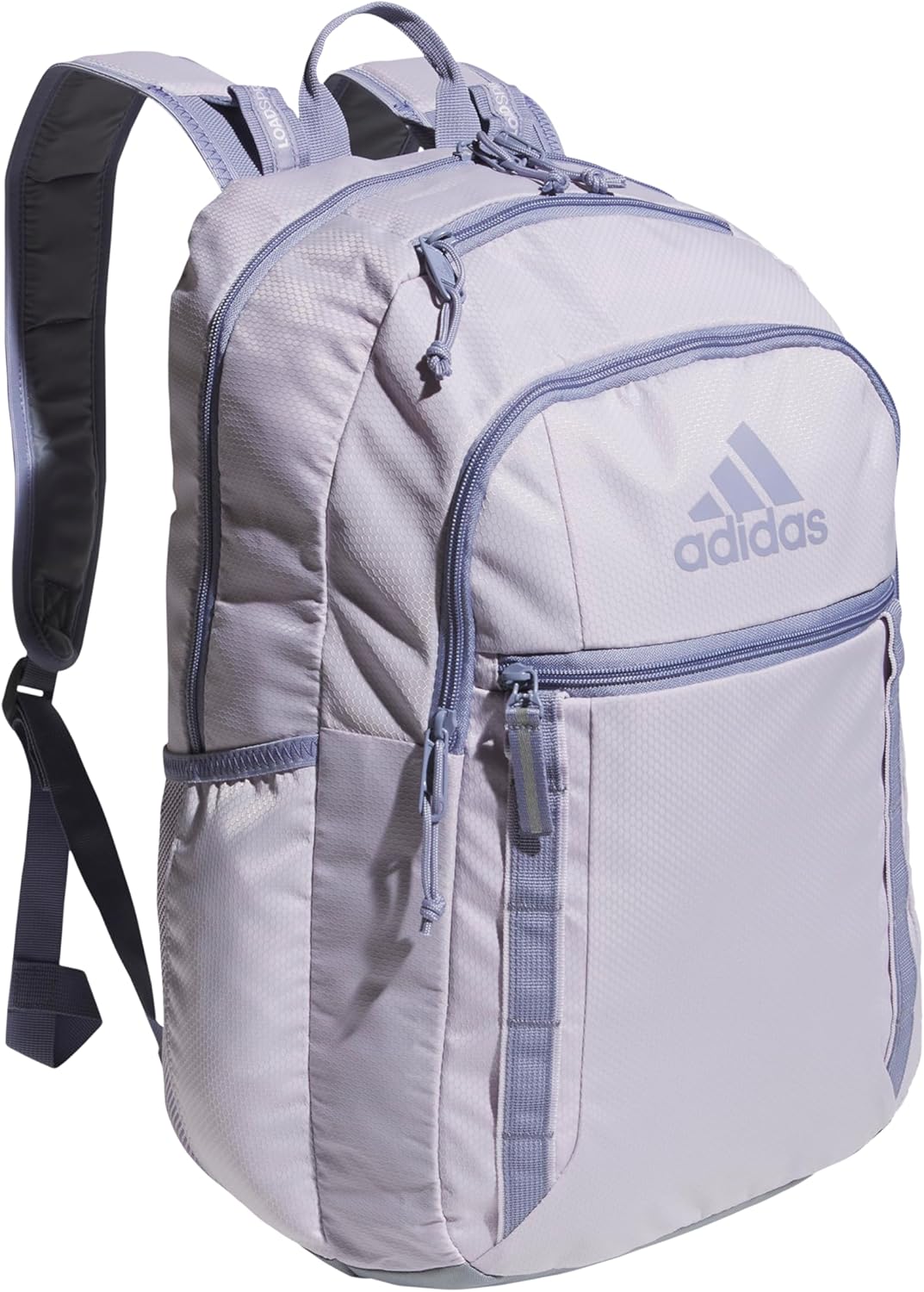 adidas Excel Backpack for Men & Women – Durable Large Athletic Laptop Bag, 7.0/Twill Grey/Grey/Rose Gold, OSFA
