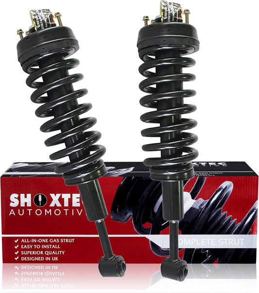 Shoxtec Front Pair Complete Struts Assembly Replacement for 2007-2010 Ford Explorer Sport Trac Coil Spring Shock Absorber Repl. part no 371124