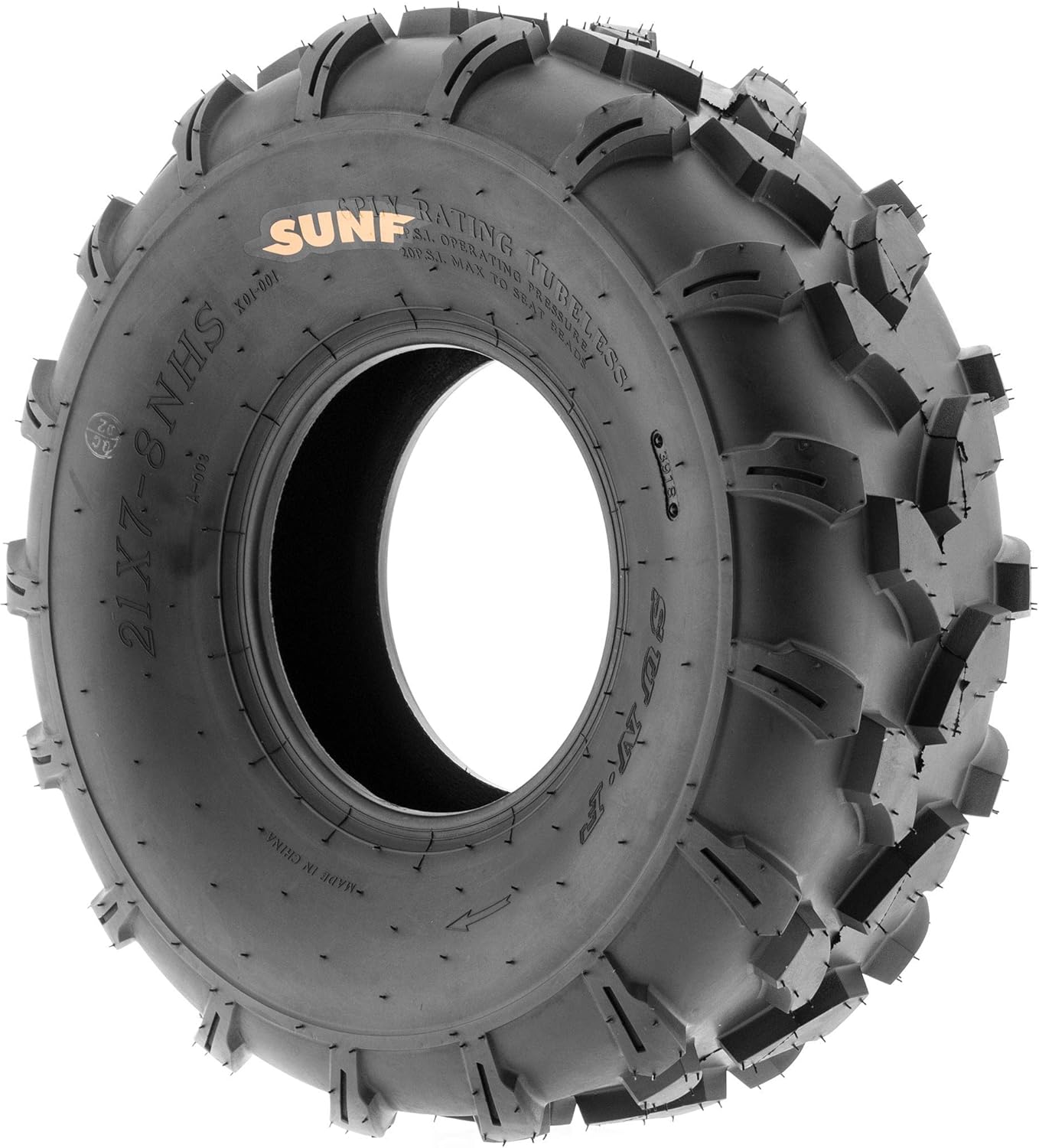 SunF 18x7-8 ATV UTV Muddy Sandy Tire 18x7x8 Mud Sand 6 PR A003 - PAIR of 2