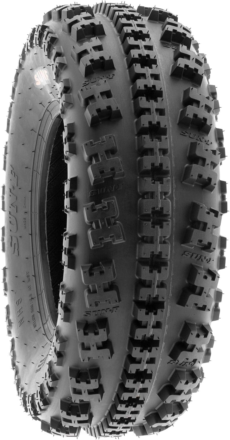 SunF 22x7-11 22x10-9 Sport Race ATV UTV Knobby Tire 6 PR A027 - BUNDLE