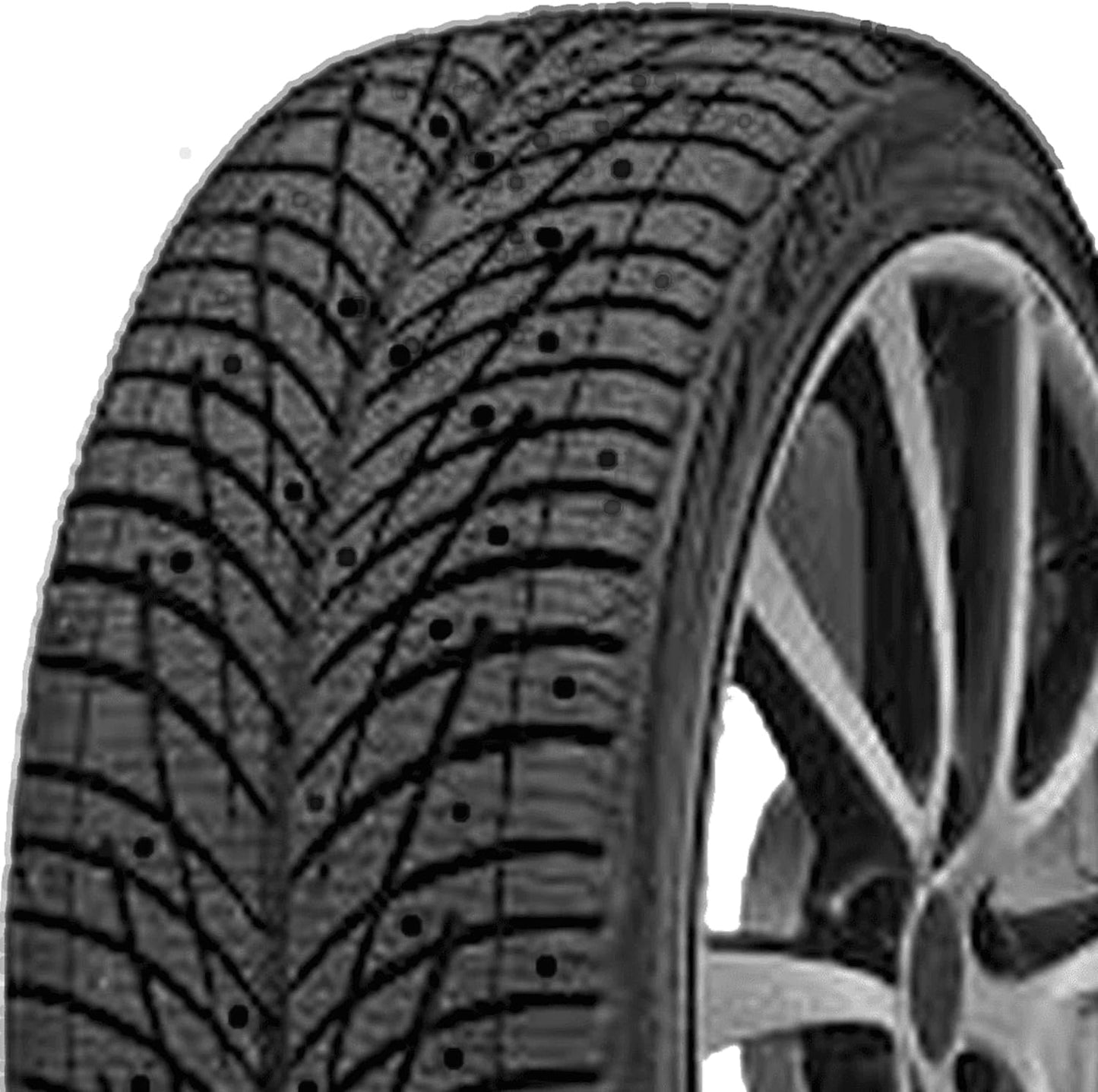 Accelera X Grip Winter Passenger Car Touring Radial Tire-185/65R15 185/65/15 185/65-15 88H Load Range SL 4-Ply BSW Black Side Wall