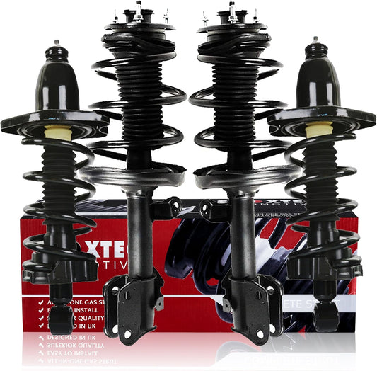 Shoxtec Full Set Complete Strut Assembly Replacement for 2006-2014 Honda Ridgeline 4WD Only Coil Spring Shock Absorber Repl. part no. 1331634 172398L 172398R