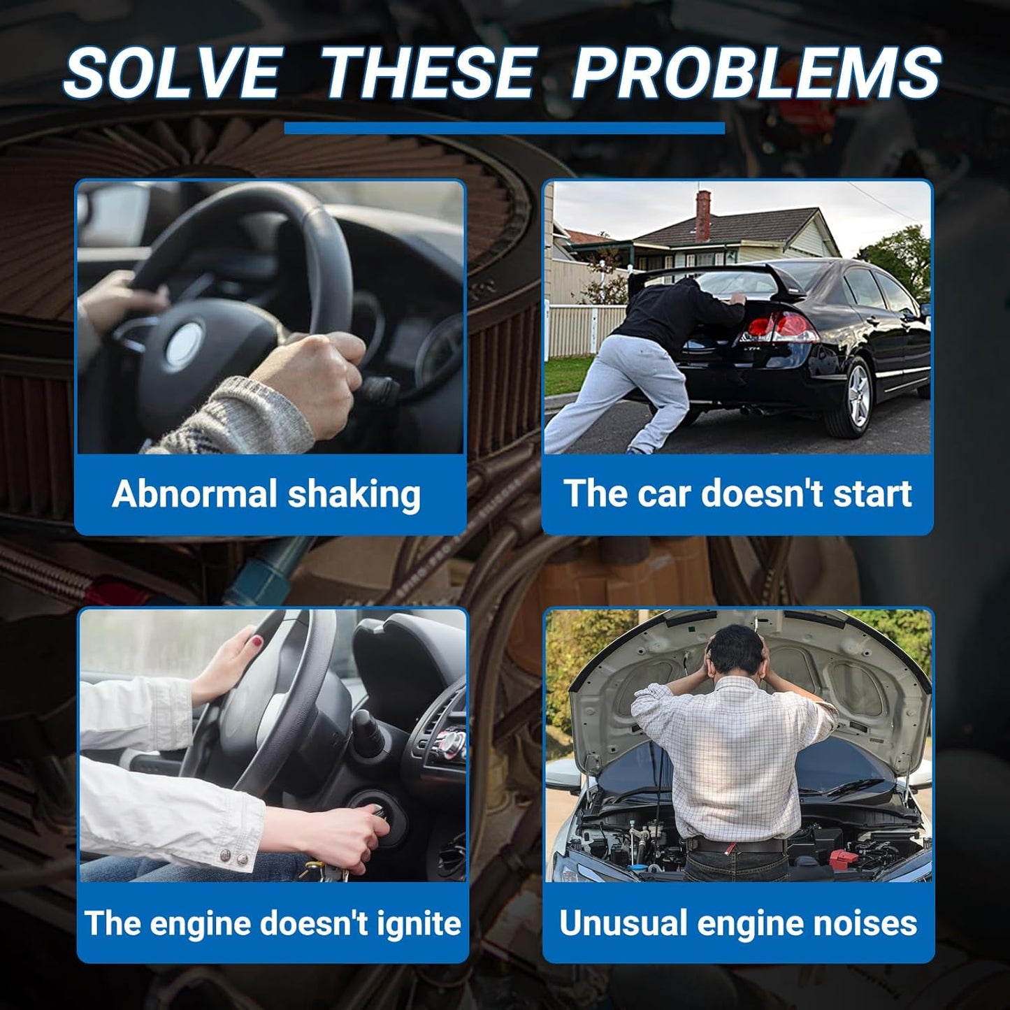 Complete HEI Ignition Distributor with 65K Coil One Wire Installation Straight 6 Cylinder 240 and 300 Compatible with Ford F100, F150, F250, E100, E150