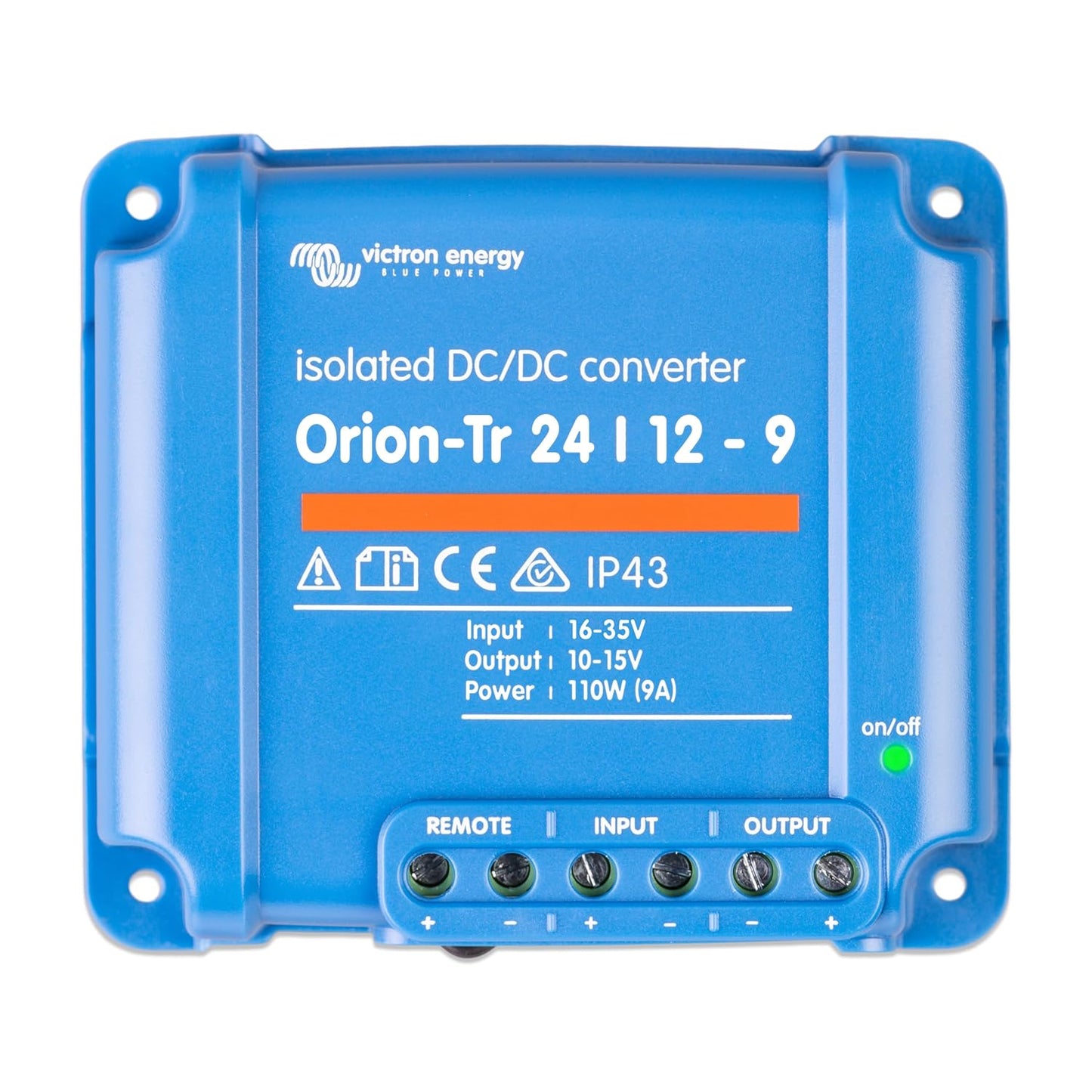 Victron Energy Orion-Tr DC to DC Converter - 12/24-Volt 5 amp 120-Watt - IP43 Protected - for Dual Battery Systems - Isolated